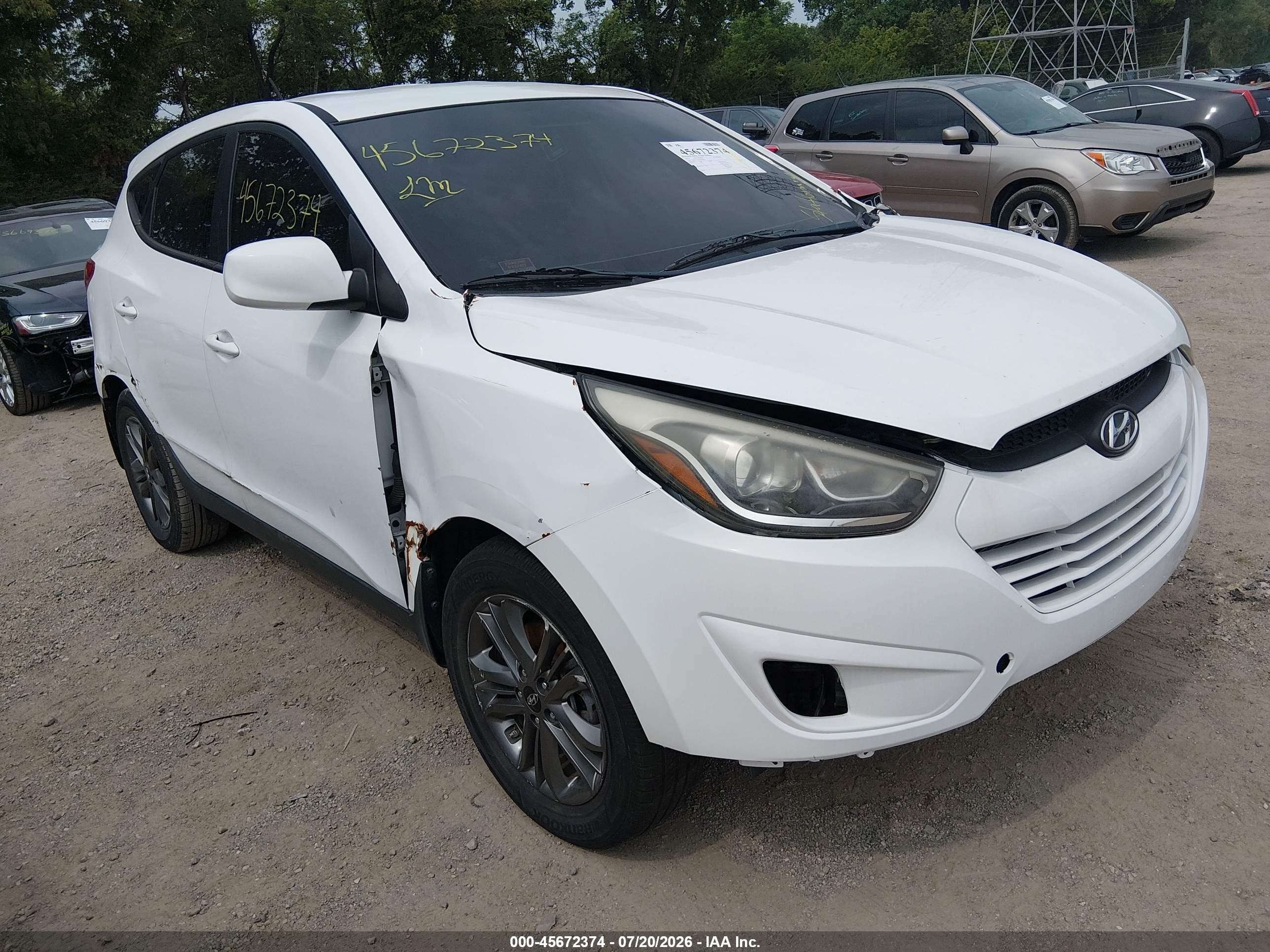 2015 Hyundai Tucson Gls Белый vin: KM8JT3AF7FU964673