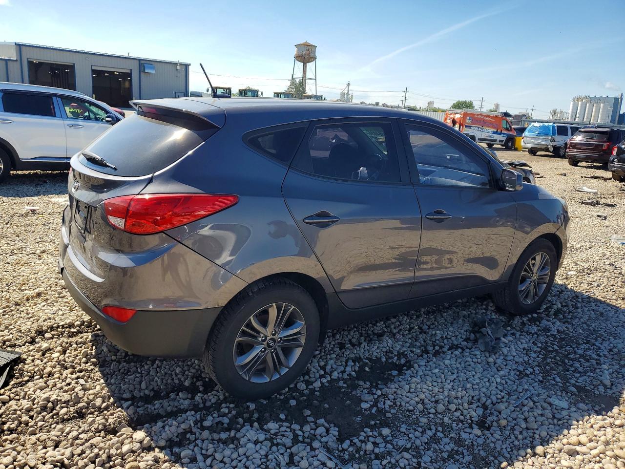 2014 Hyundai Tucson Gls Gray vin: KM8JT3AF8EU924973