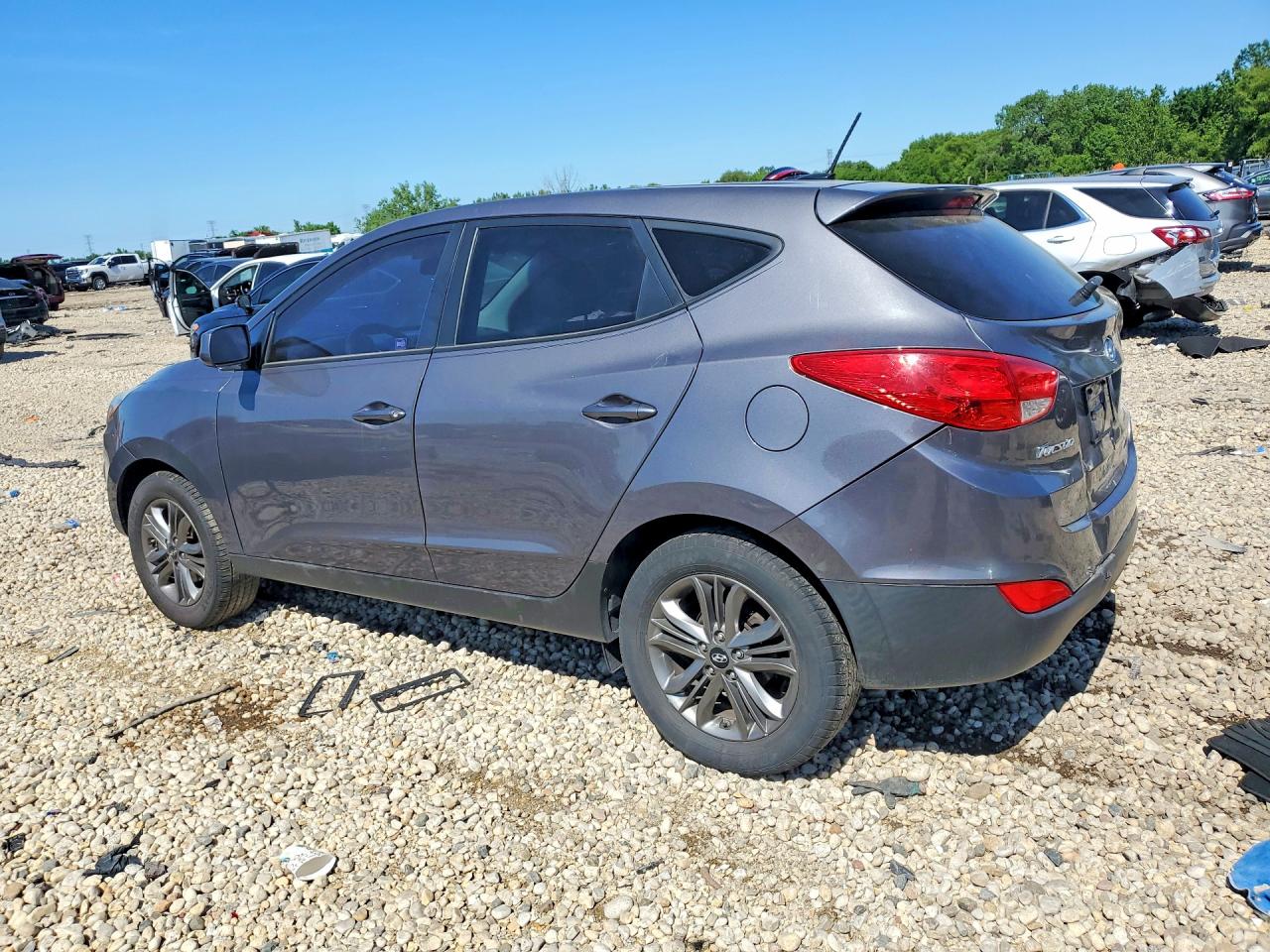 2014 Hyundai Tucson Gls Gray vin: KM8JT3AF8EU924973