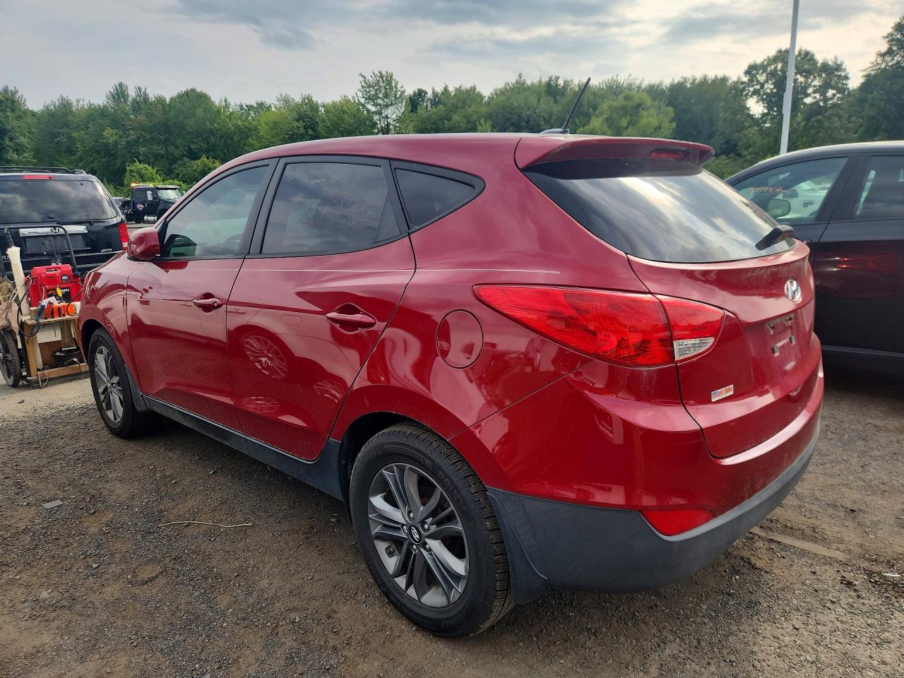 2015 Hyundai Tucson Gls Red vin: KM8JT3AF8FU085182