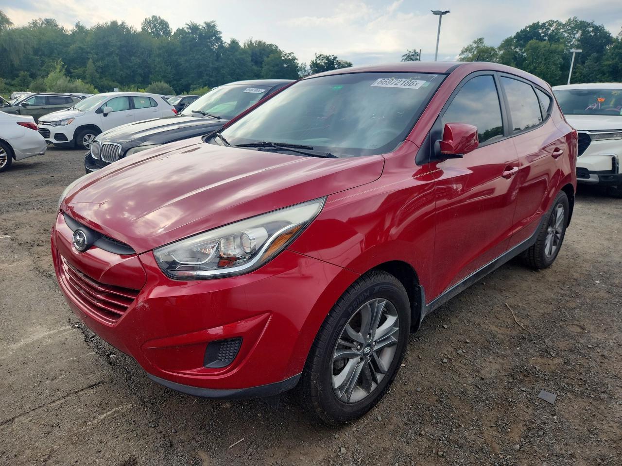 2015 Hyundai Tucson Gls Red vin: KM8JT3AF8FU085182