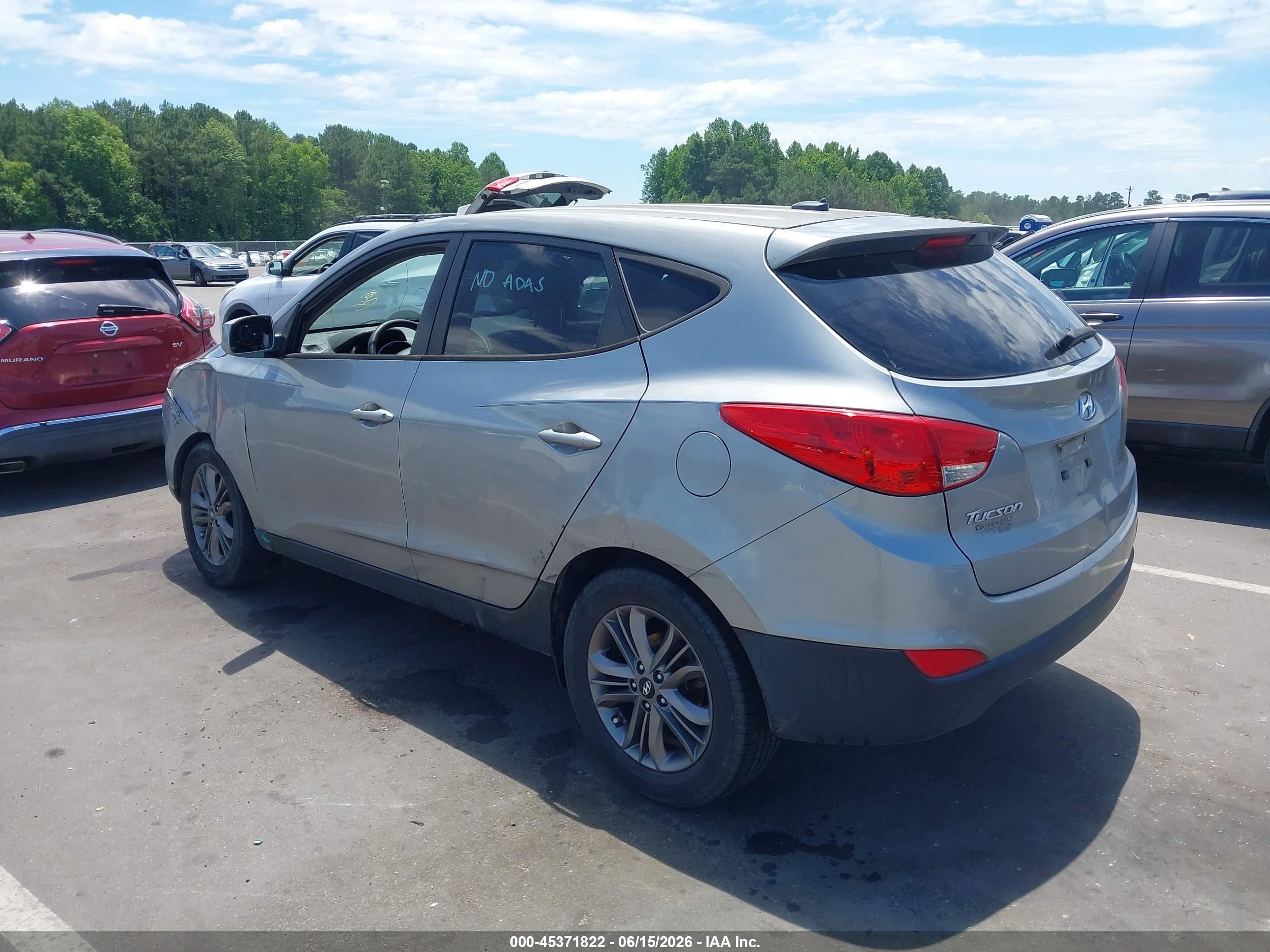 2015 Hyundai Tucson Gls Silver vin: KM8JT3AF8FU101977