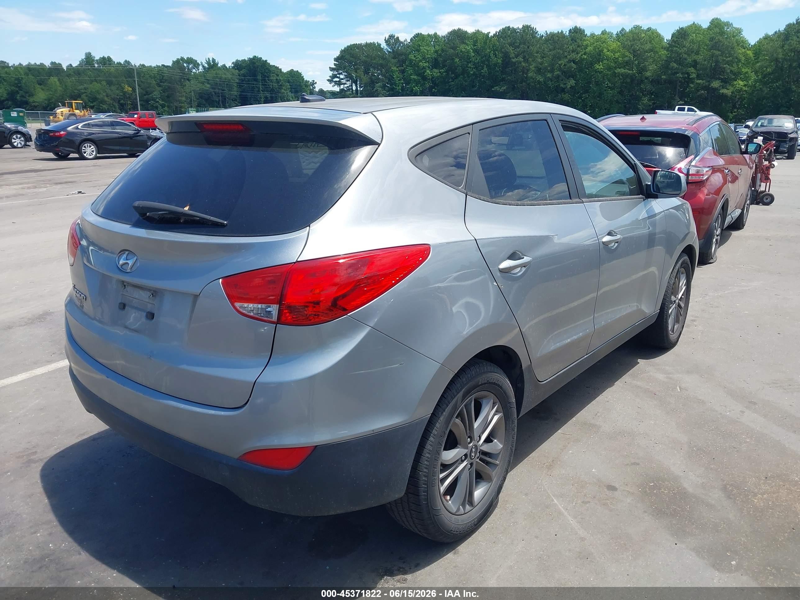 2015 Hyundai Tucson Gls Silver vin: KM8JT3AF8FU101977
