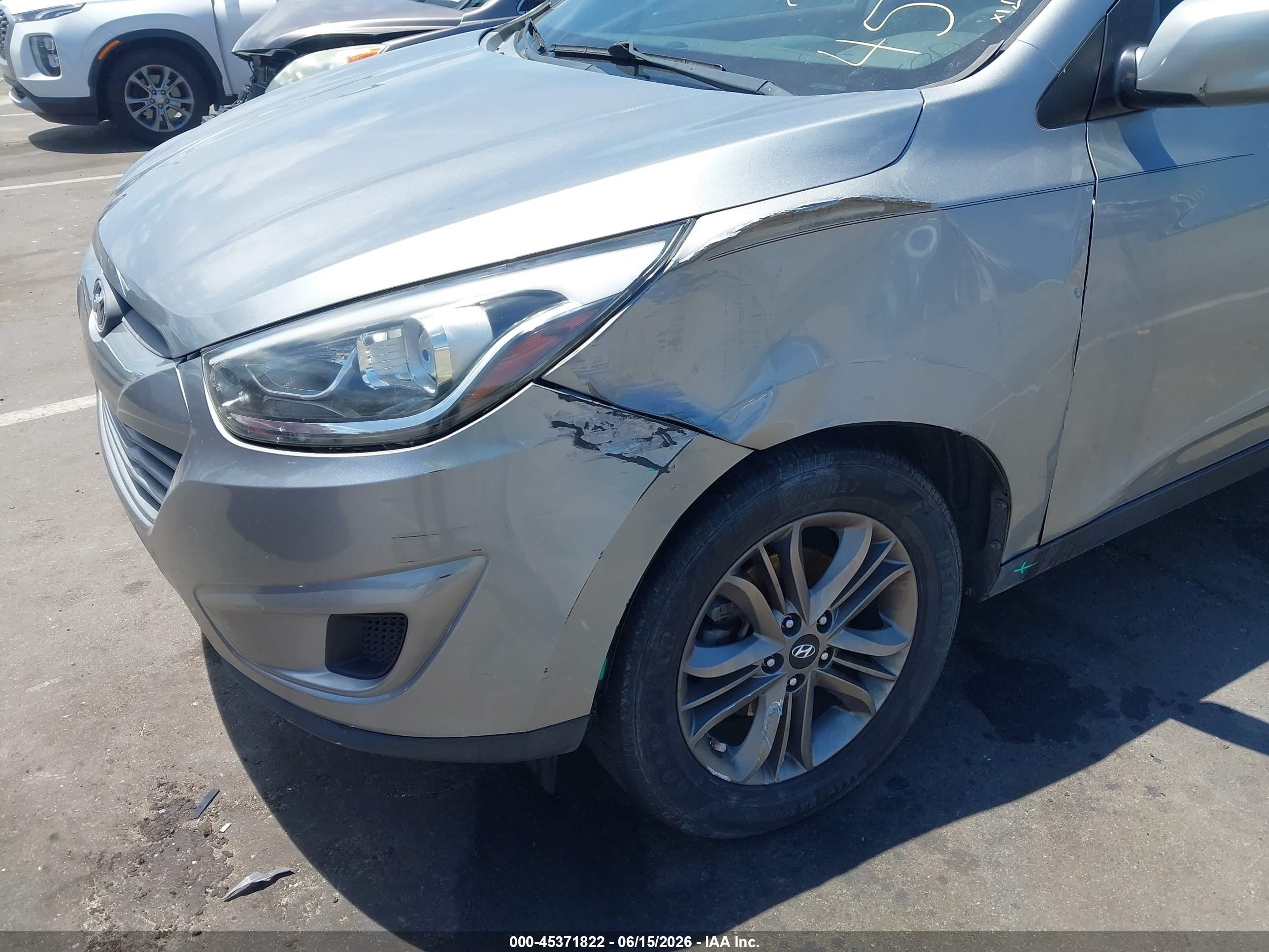 2015 Hyundai Tucson Gls Silver vin: KM8JT3AF8FU101977