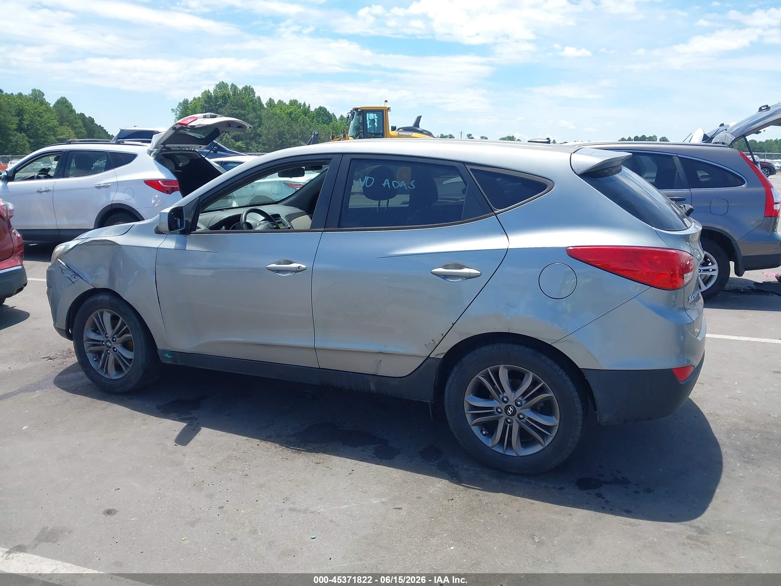 2015 Hyundai Tucson Gls Silver vin: KM8JT3AF8FU101977