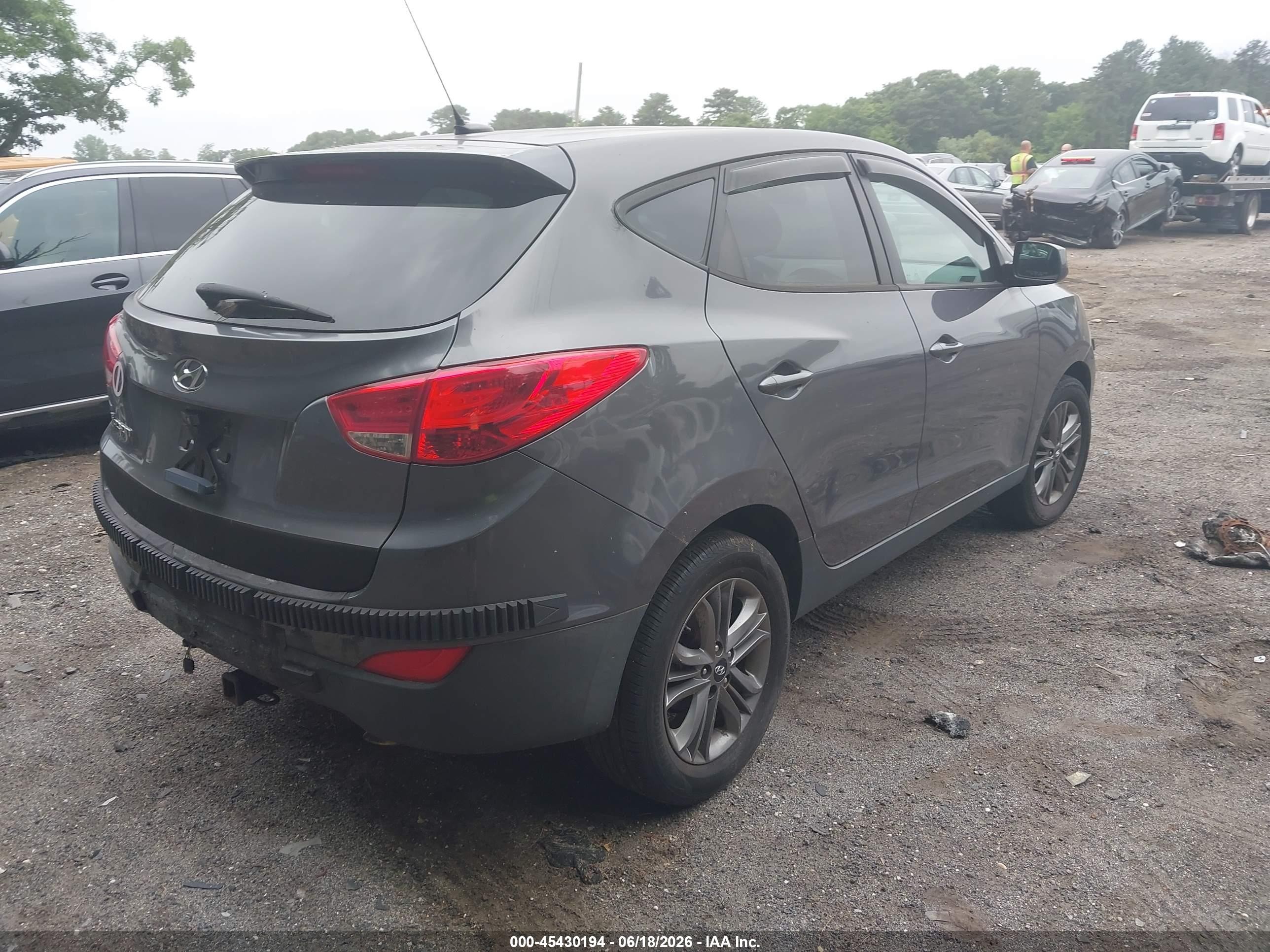 2015 Hyundai Tucson Gls Серый vin: KM8JT3AF8FU982308