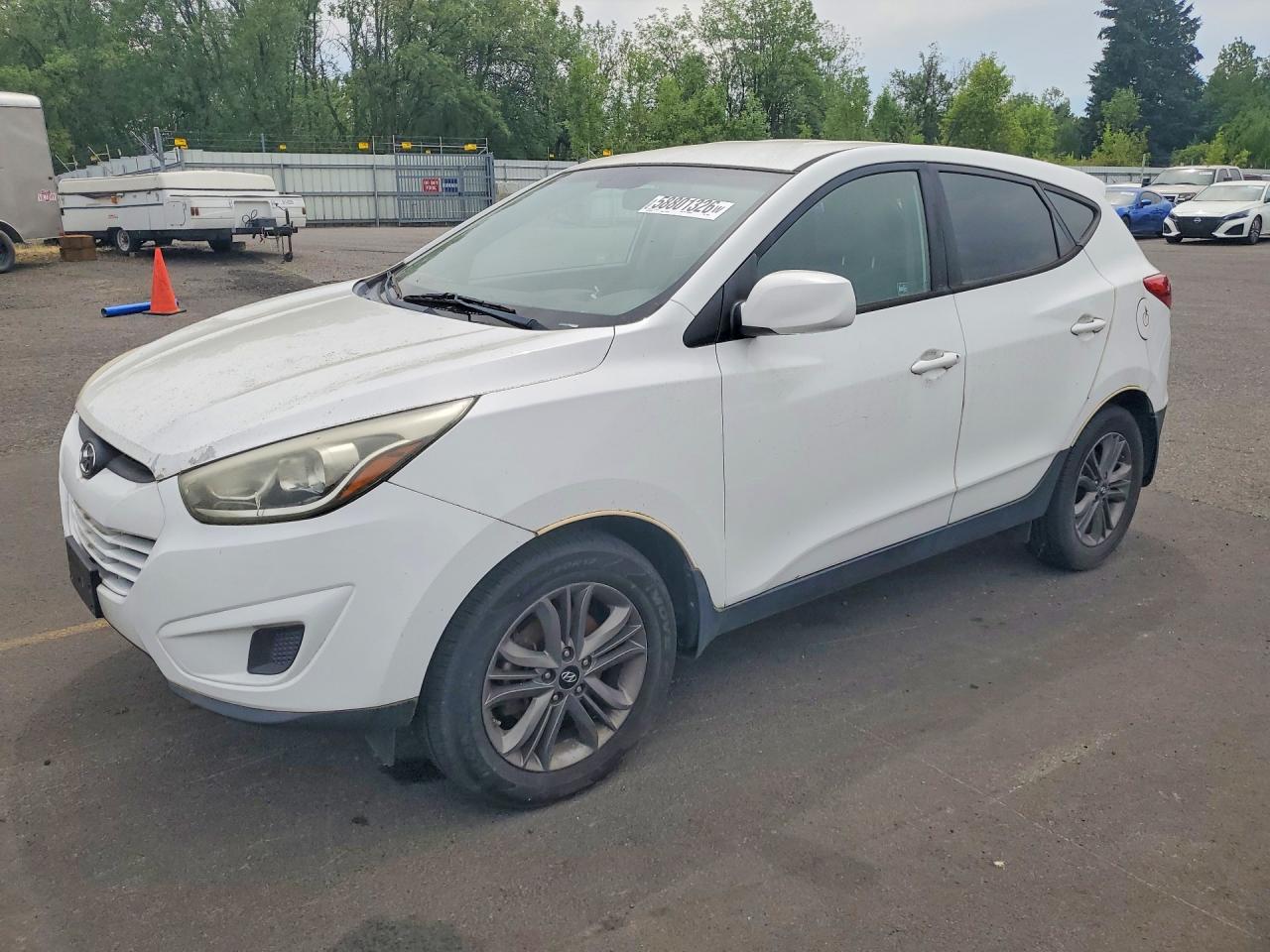 2015 Hyundai Tucson Gls White vin: KM8JT3AF9FU022611