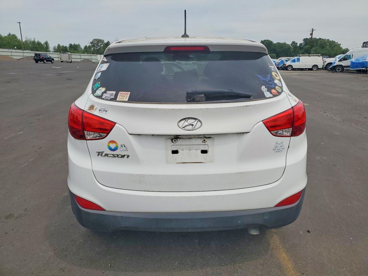 2015 Hyundai Tucson Gls White vin: KM8JT3AF9FU022611