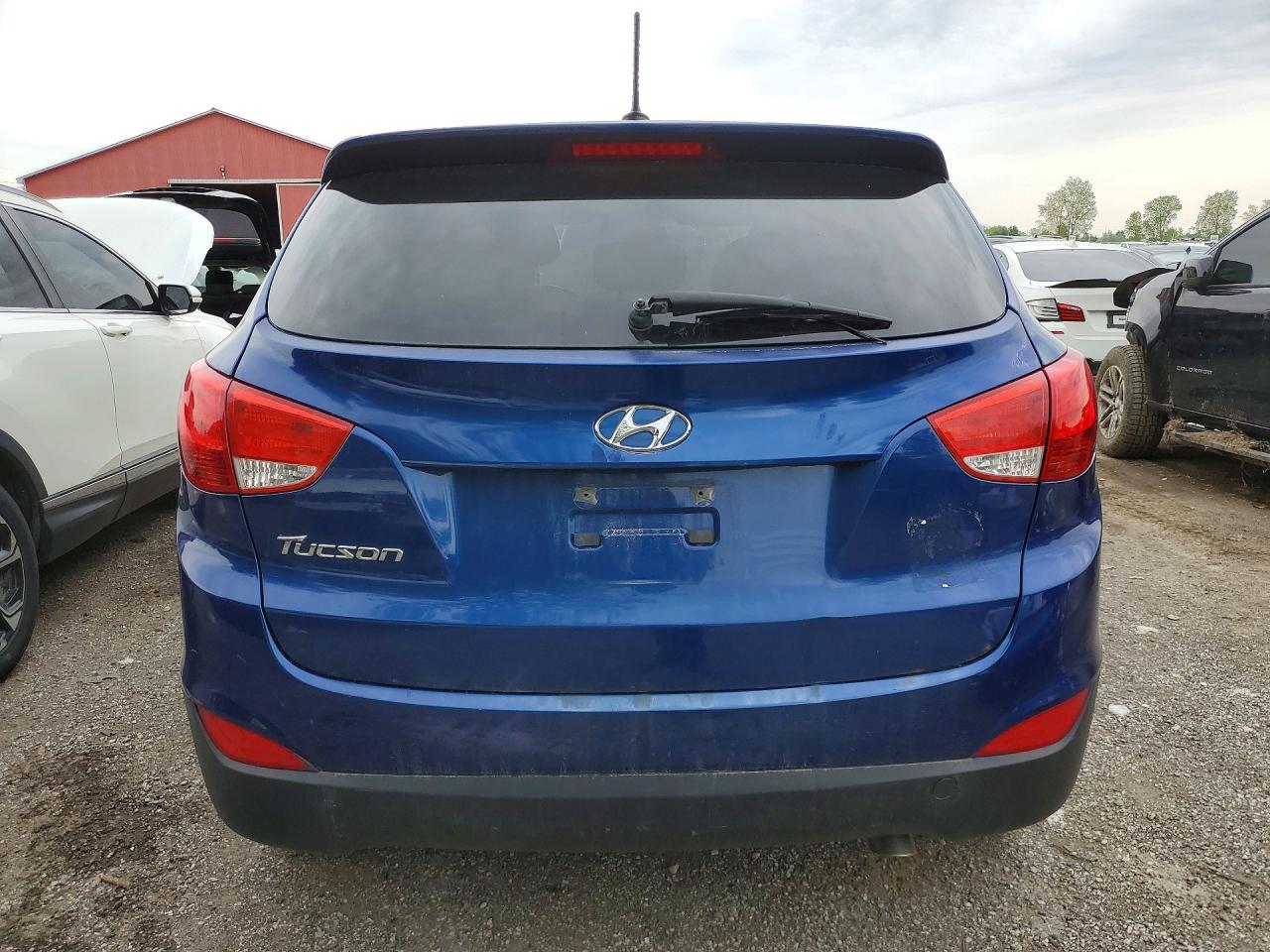 2014 Hyundai Tucson Gls Blue vin: KM8JT3AFXEU829024