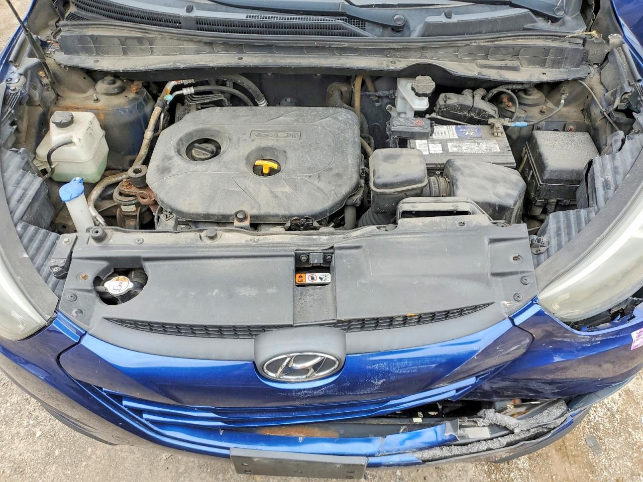 2014 Hyundai Tucson Gls Blue vin: KM8JT3AFXEU829024