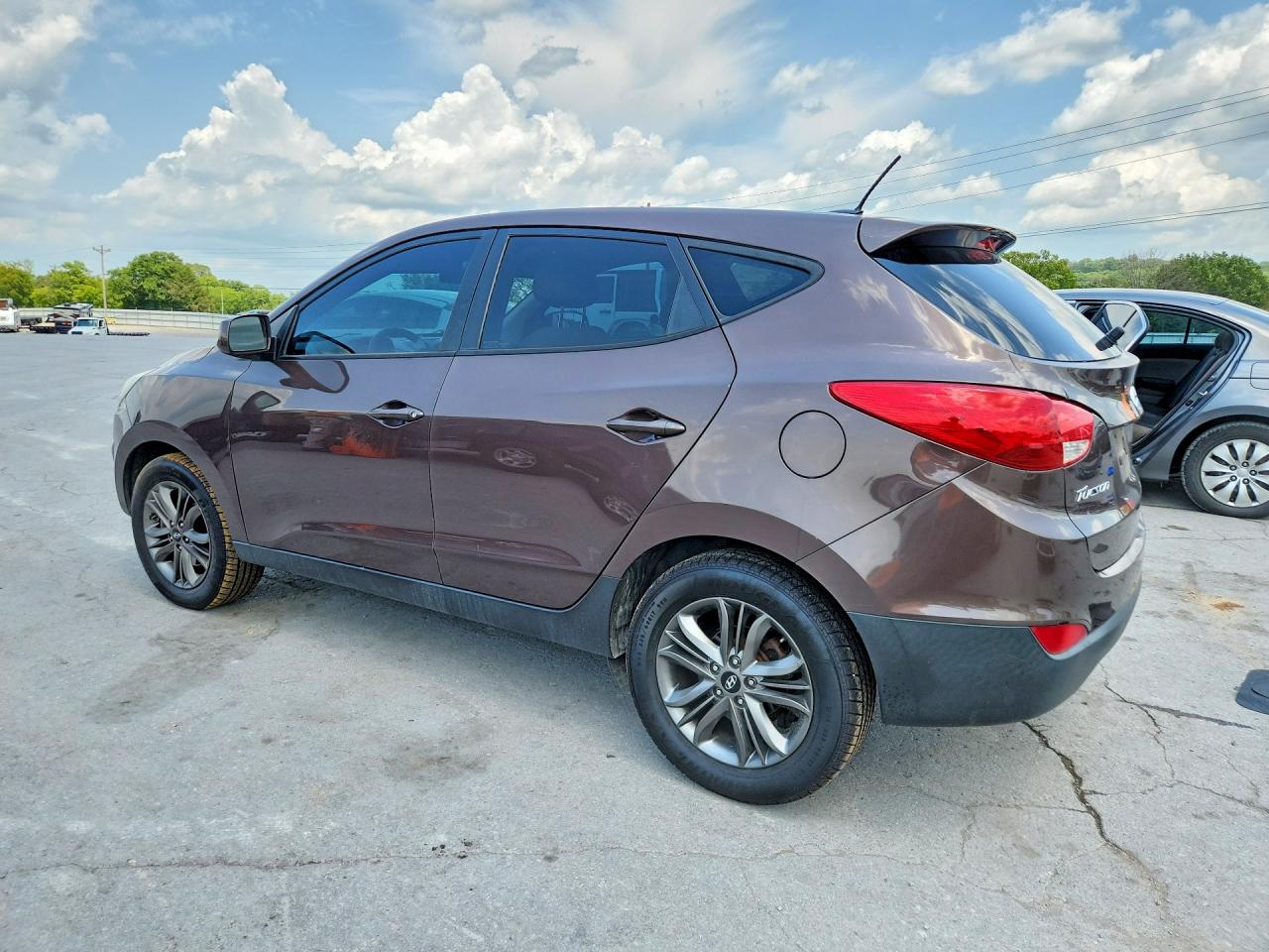 2014 Hyundai Tucson Gls Brown vin: KM8JT3AFXEU850357