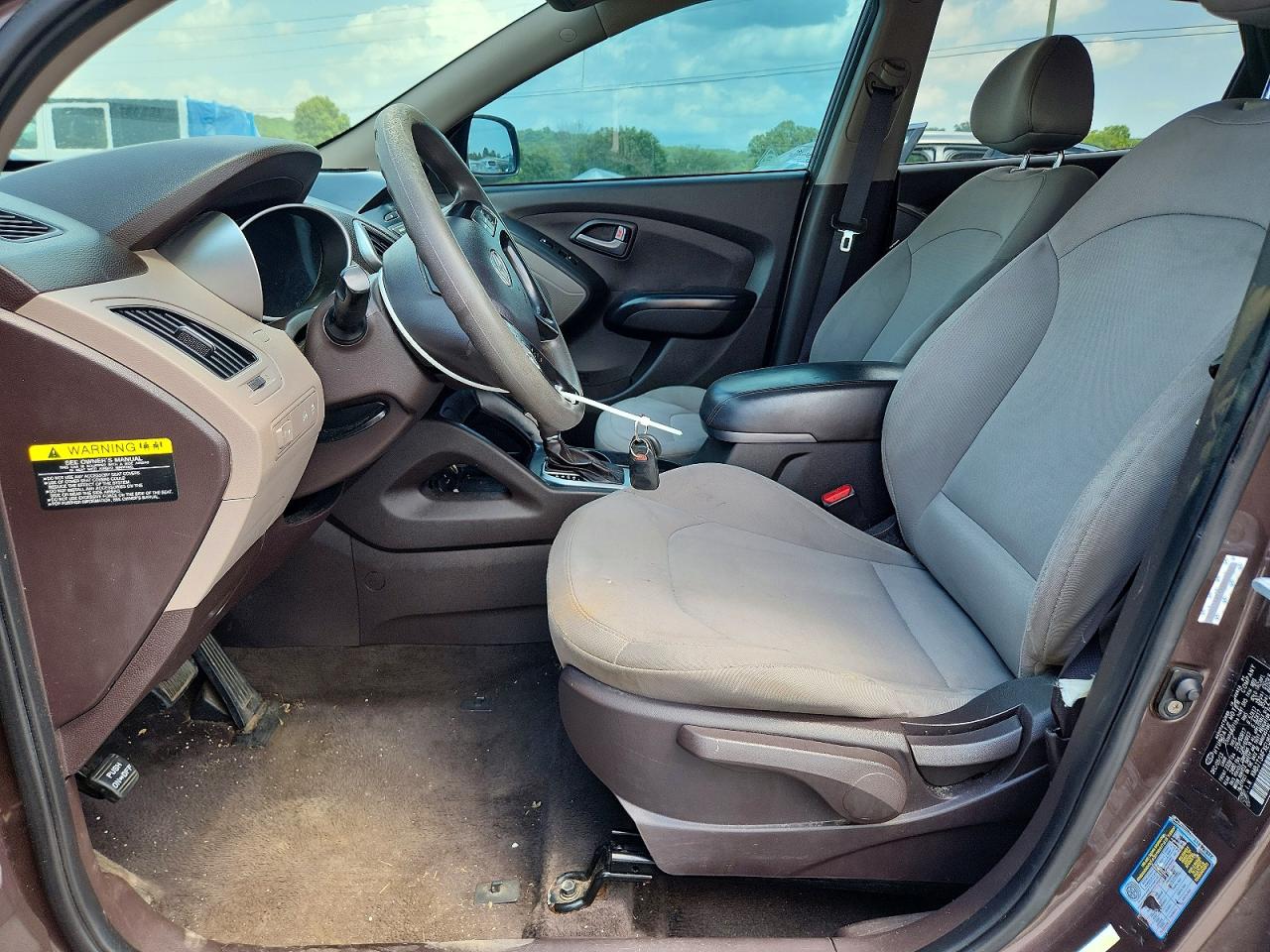 2014 Hyundai Tucson Gls Brown vin: KM8JT3AFXEU850357