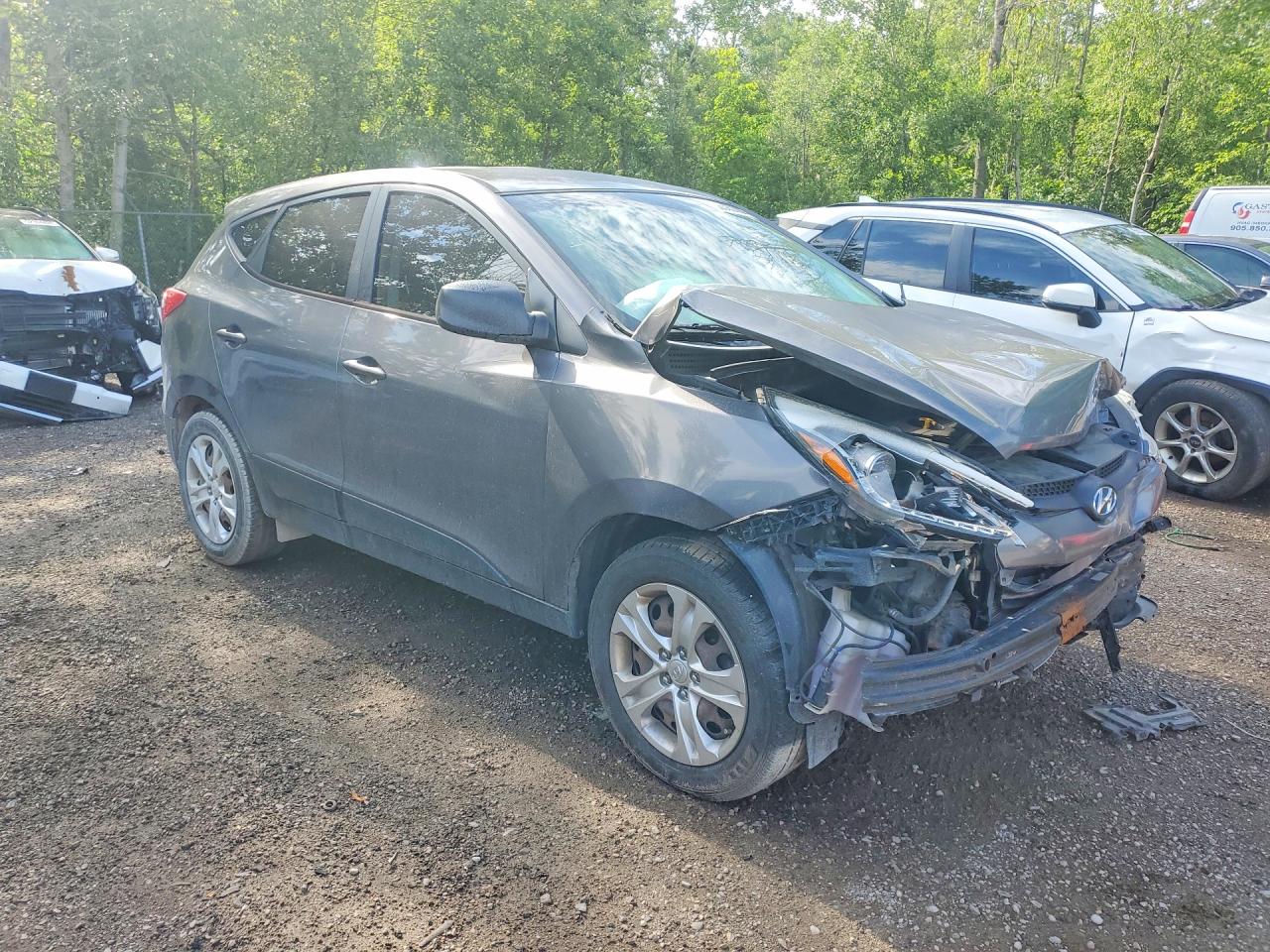 2014 Hyundai Tucson Gls Gray vin: KM8JT3AFXEU921248