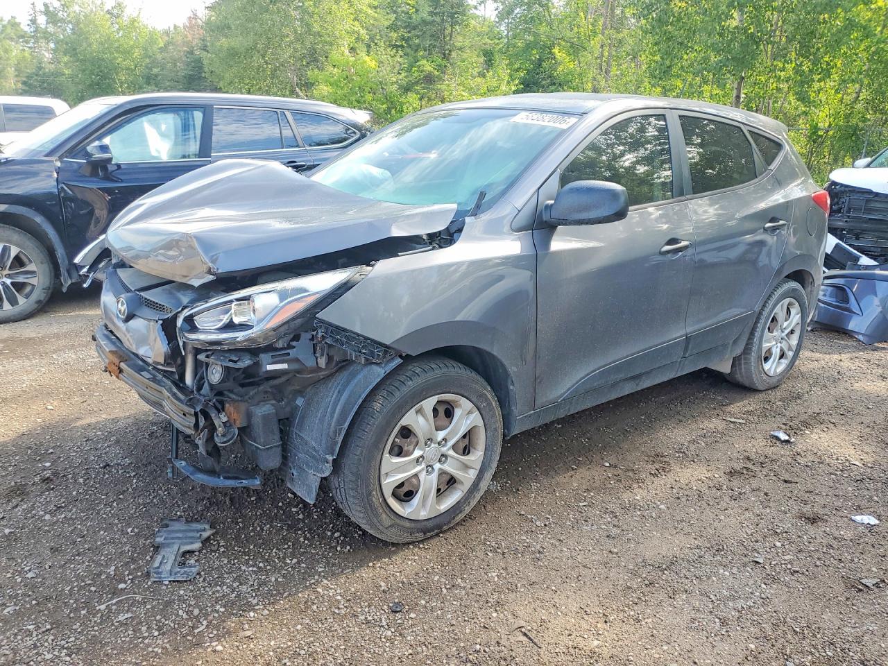 2014 Hyundai Tucson Gls Gray vin: KM8JT3AFXEU921248