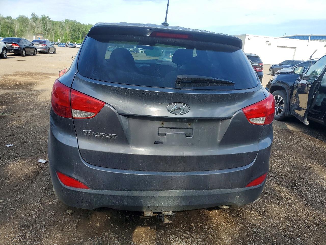 2014 Hyundai Tucson Gls Gray vin: KM8JT3AFXEU921248