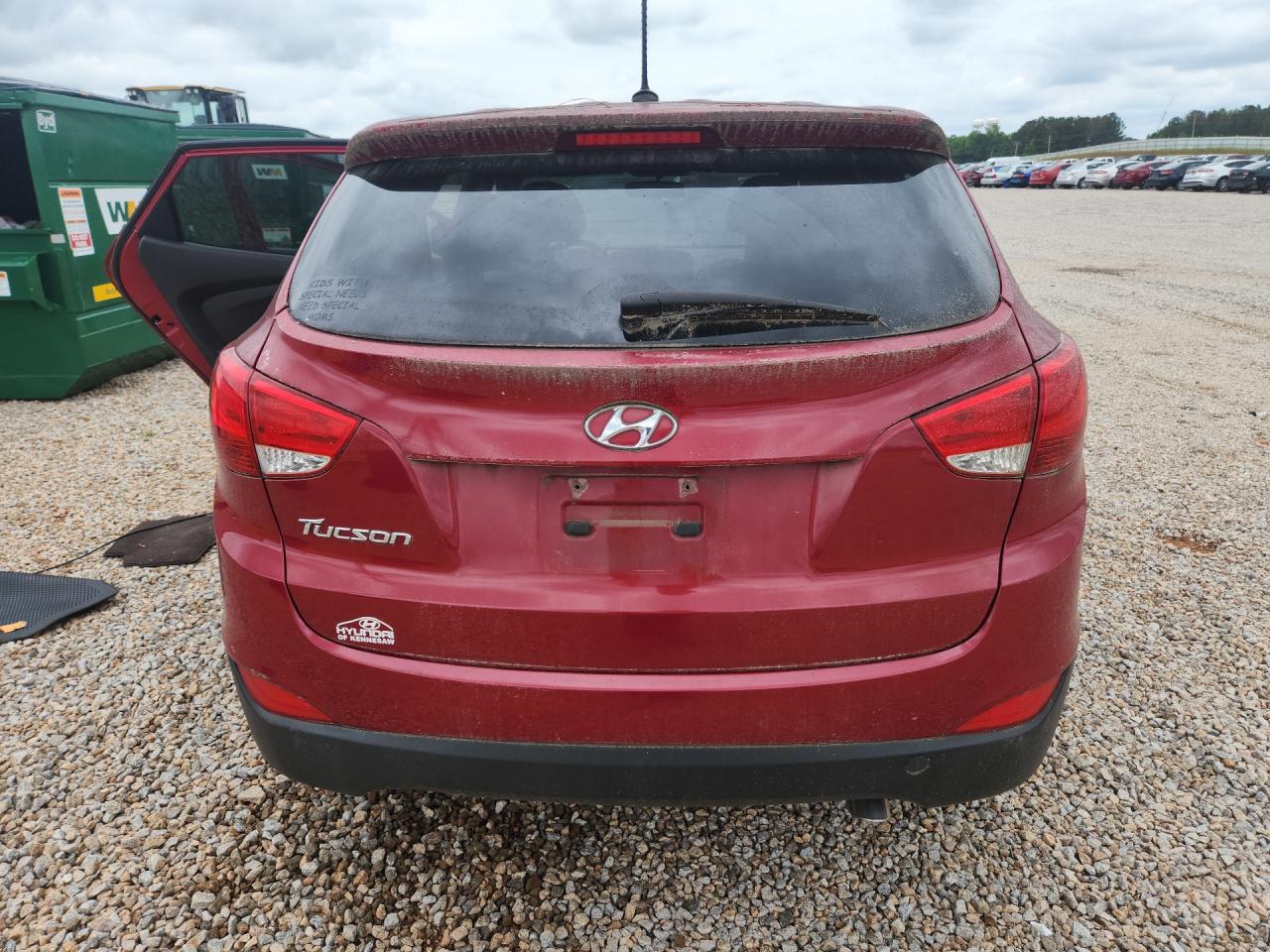 2014 Hyundai Tucson Gls Red vin: KM8JT3AFXEU947168