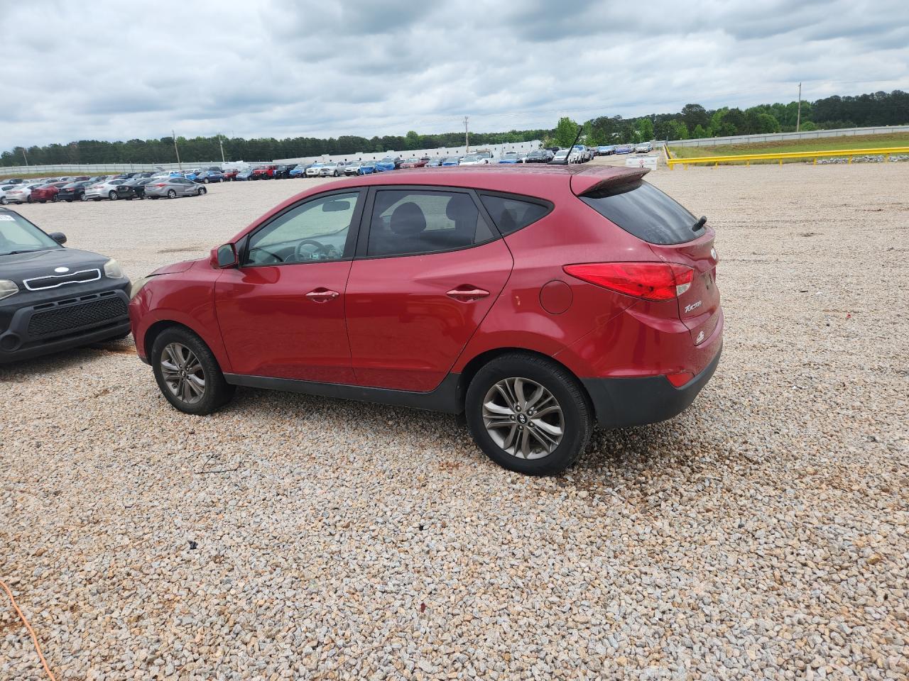 2014 Hyundai Tucson Gls Red vin: KM8JT3AFXEU947168
