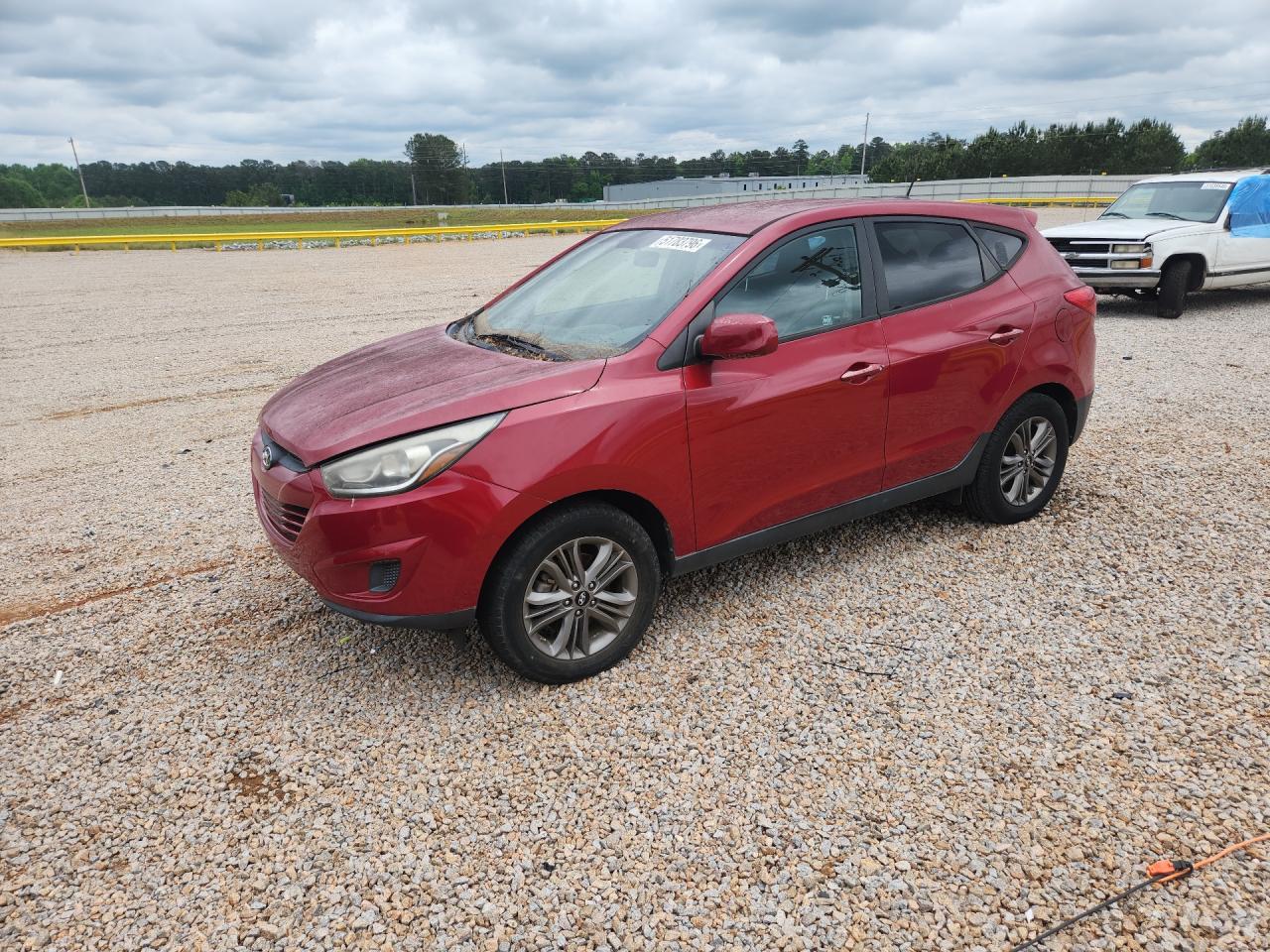 2014 Hyundai Tucson Gls Red vin: KM8JT3AFXEU947168
