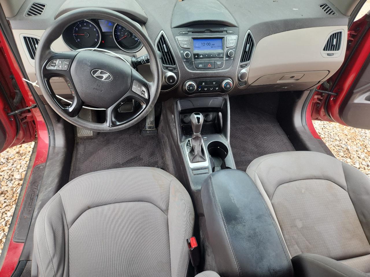 2014 Hyundai Tucson Gls Red vin: KM8JT3AFXEU947168