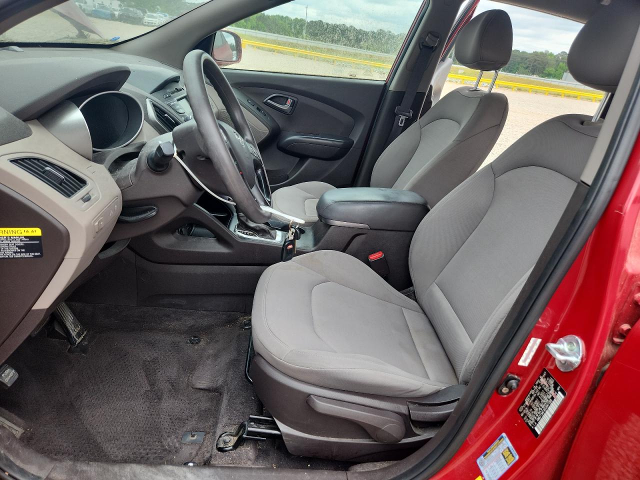 2014 Hyundai Tucson Gls Red vin: KM8JT3AFXEU947168