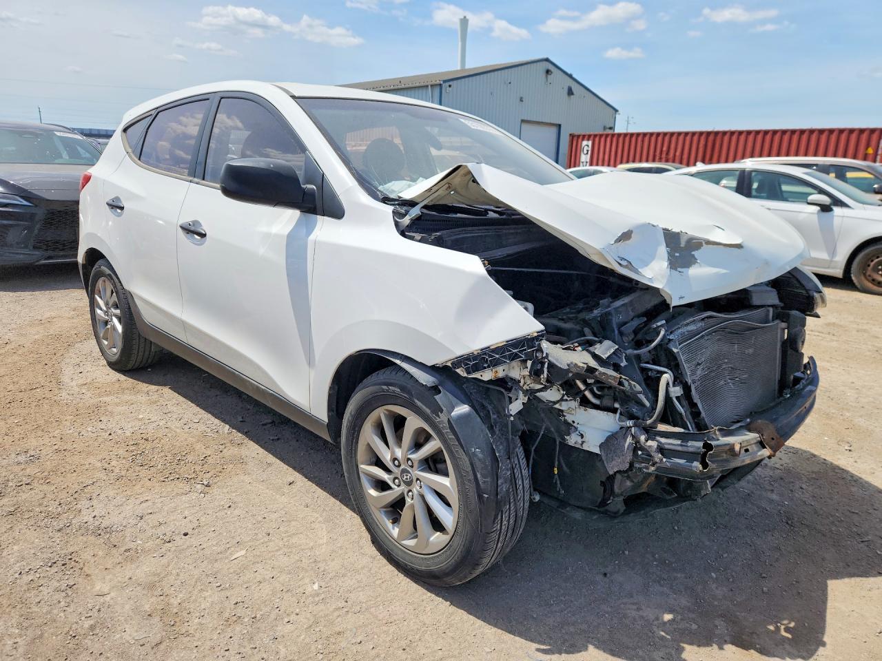 2013 Hyundai Tucson Gl White vin: KM8JTCAC0DU715392