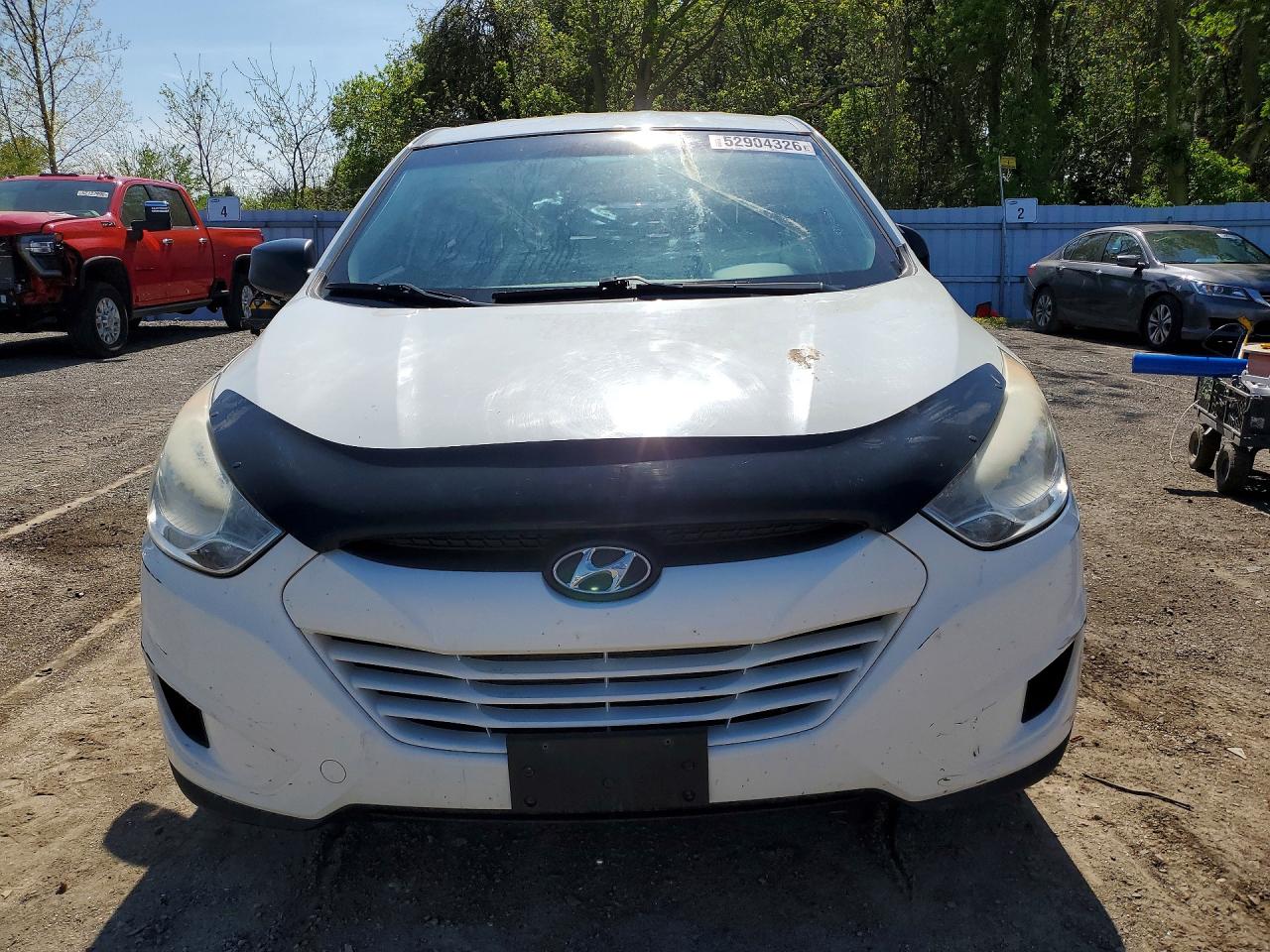 2013 Hyundai Tucson Gl White vin: KM8JTCAC0DU730684