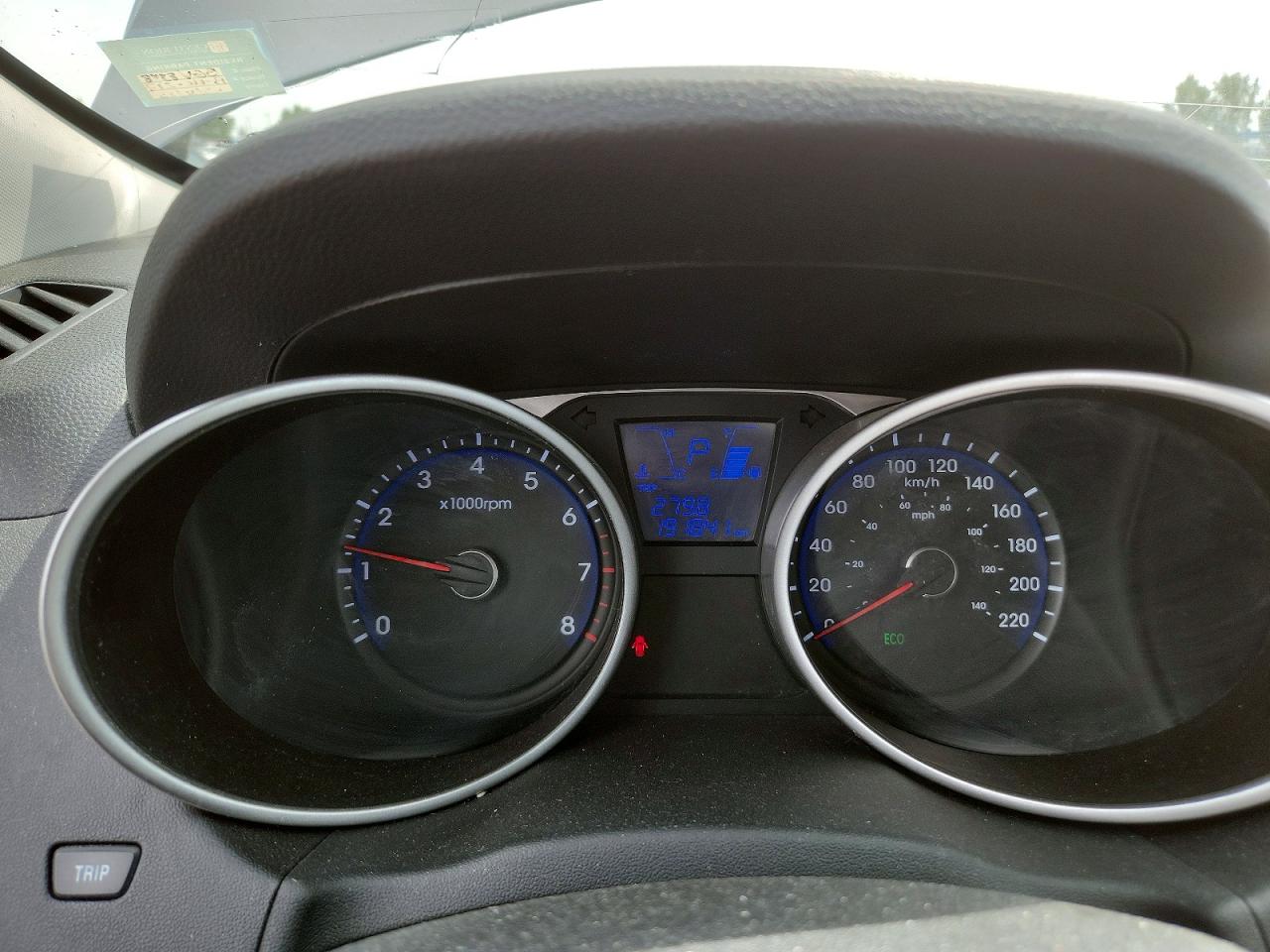 2012 Hyundai Tucson Gl Gray vin: KM8JTCAC1CU543761