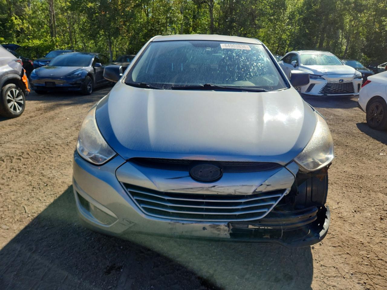 2011 Hyundai Tucson Gl Серебряный vin: KM8JTCAC2BU252006