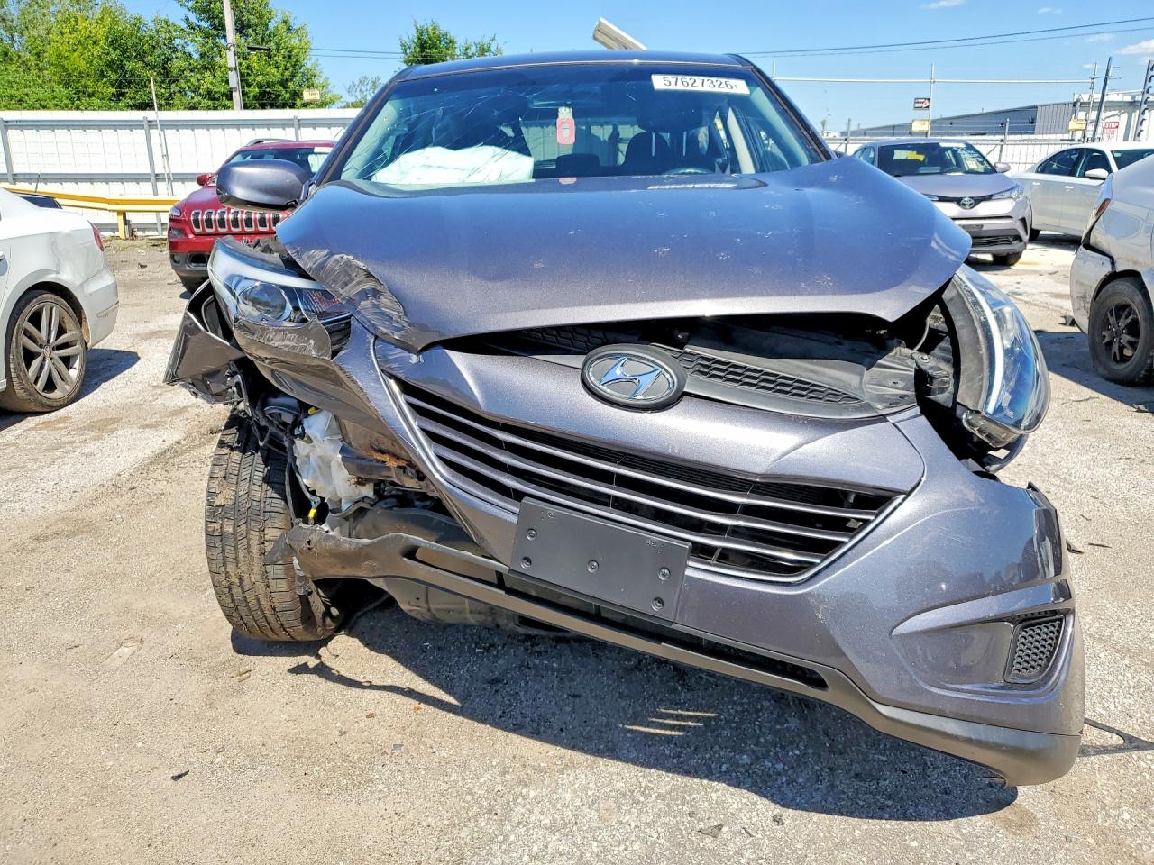 2014 Hyundai Tucson Gls Charcoal vin: KM8JTCAF0EU940763