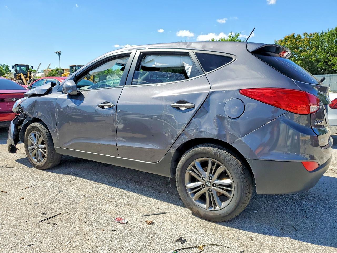 2014 Hyundai Tucson Gls Charcoal vin: KM8JTCAF0EU940763
