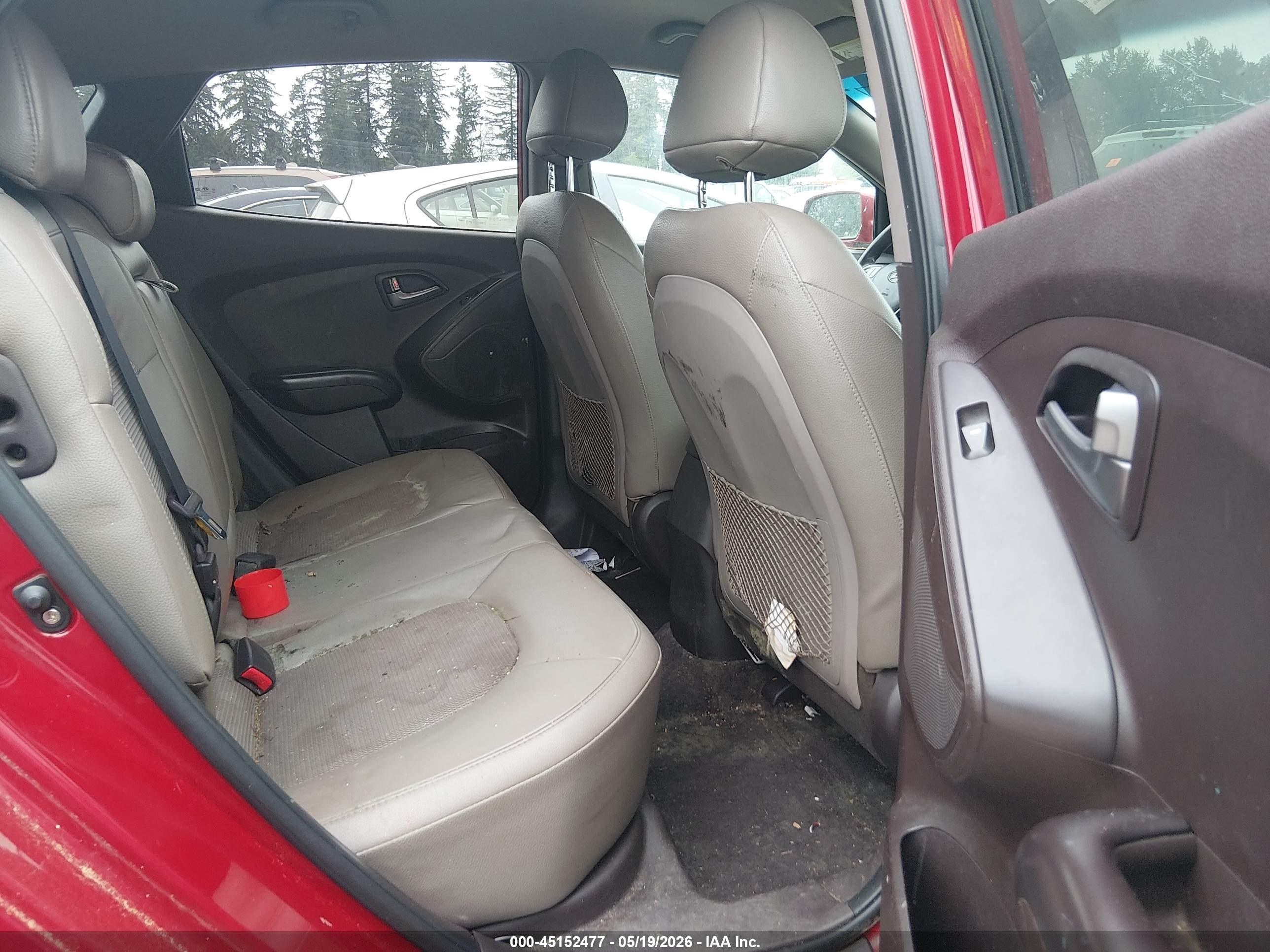 2015 Hyundai Tucson Gls Red vin: KM8JTCAF0FU040768