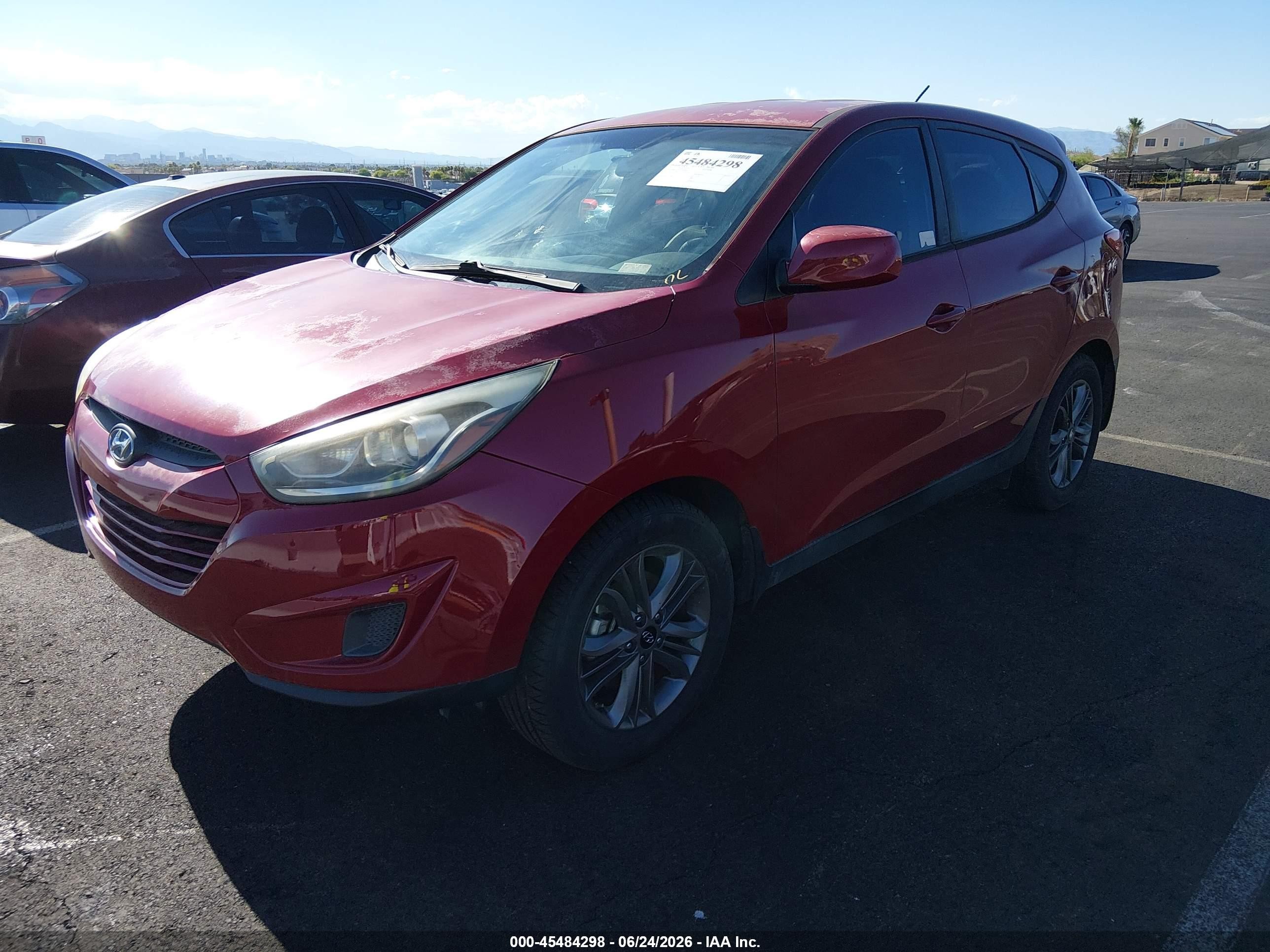 2015 Hyundai Tucson Gls Red vin: KM8JTCAF0FU070014