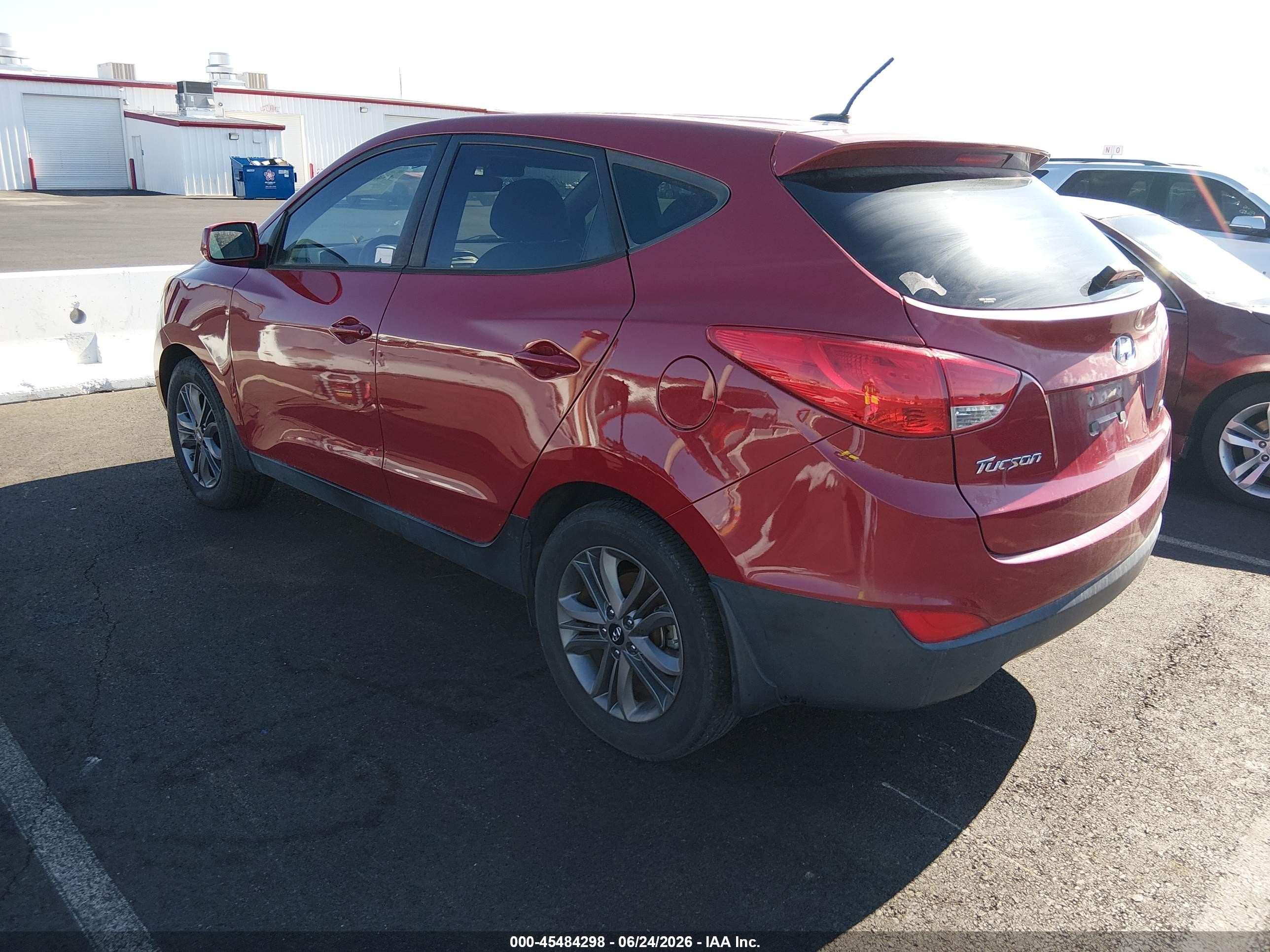 2015 Hyundai Tucson Gls Red vin: KM8JTCAF0FU070014