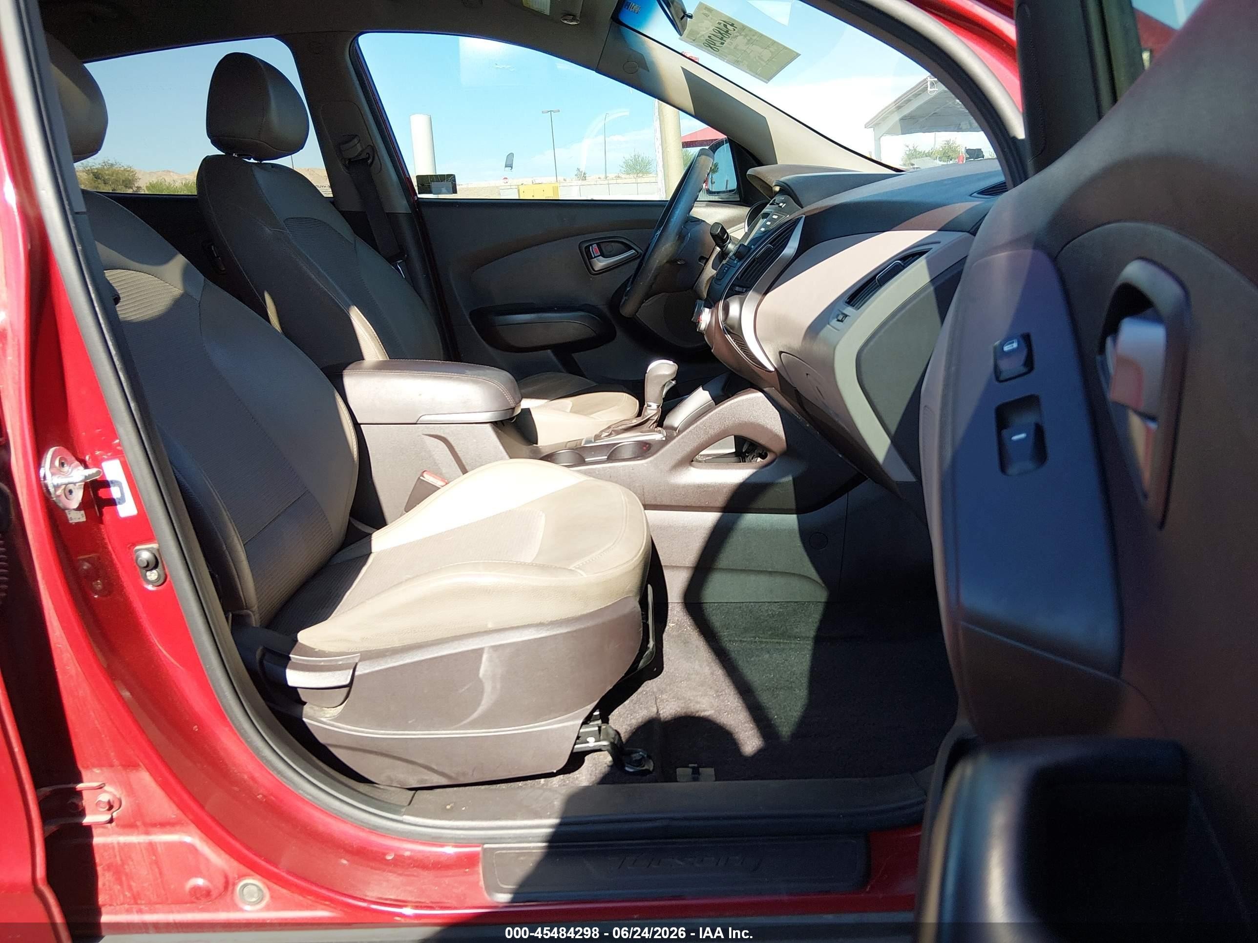 2015 Hyundai Tucson Gls Red vin: KM8JTCAF0FU070014