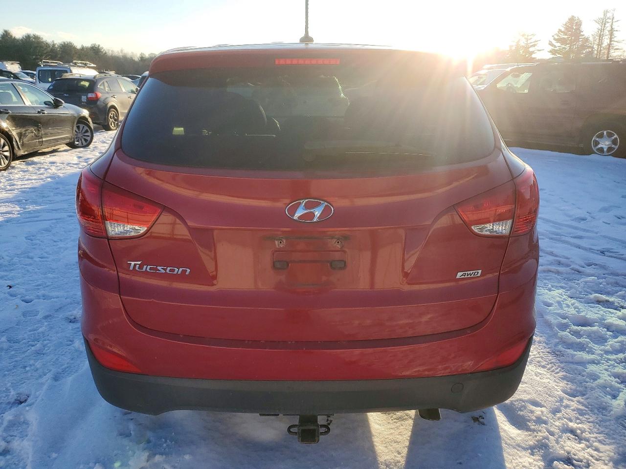 2015 Hyundai Tucson Gls Красный vin: KM8JTCAF0FU072443