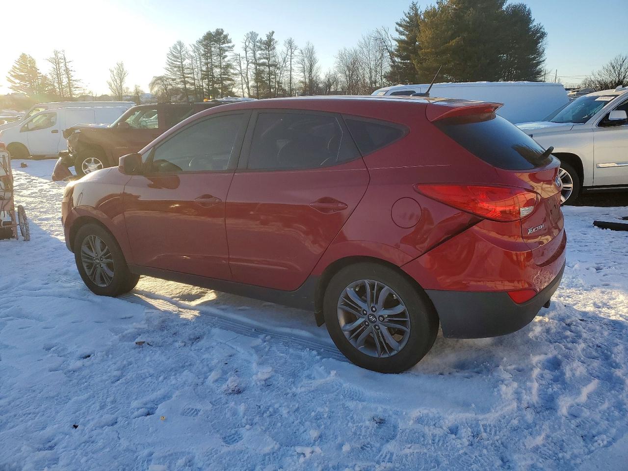 2015 Hyundai Tucson Gls Красный vin: KM8JTCAF0FU072443