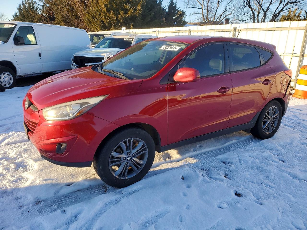 2015 Hyundai Tucson Gls Красный vin: KM8JTCAF0FU072443