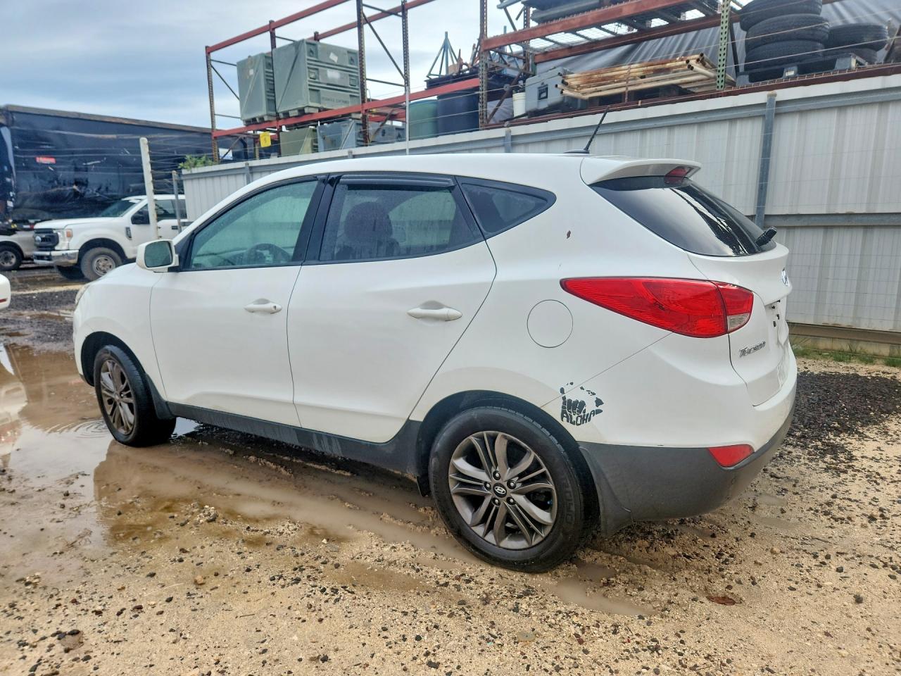 2015 Hyundai Tucson Gls Белый vin: KM8JTCAF0FU075665