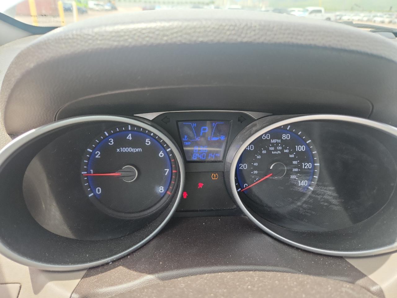 2015 Hyundai Tucson Gls Белый vin: KM8JTCAF0FU075665 Damage: Warning Light - Air Bag, On, Unacceptable