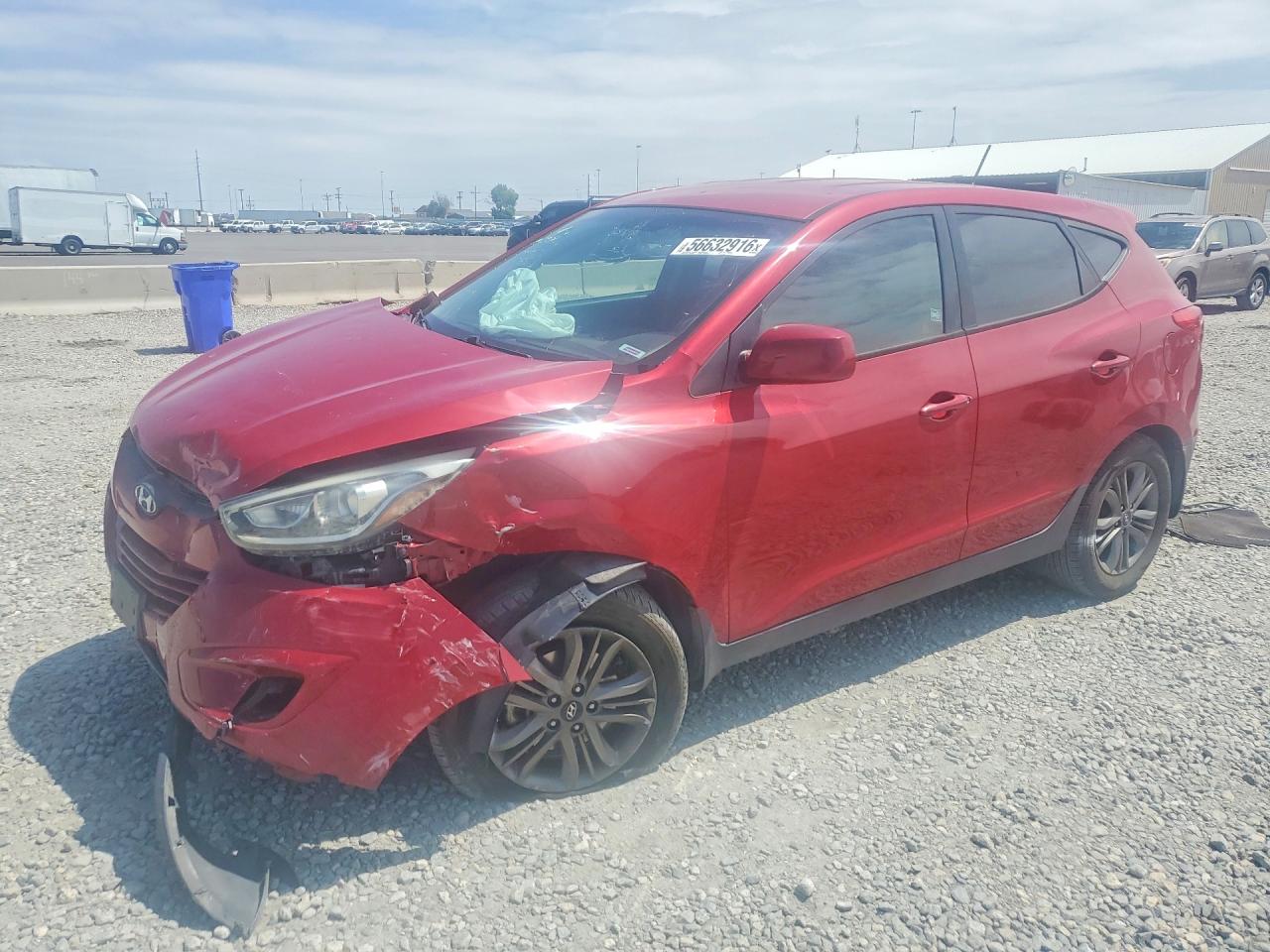 2015 Hyundai Tucson Gls Red vin: KM8JTCAF2FU017749