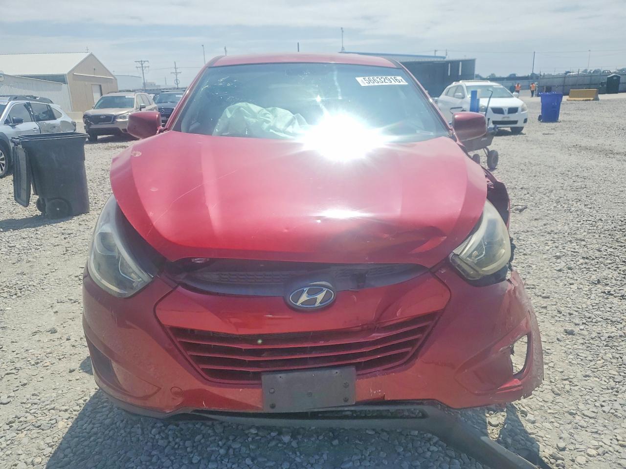 2015 Hyundai Tucson Gls Red vin: KM8JTCAF2FU017749
