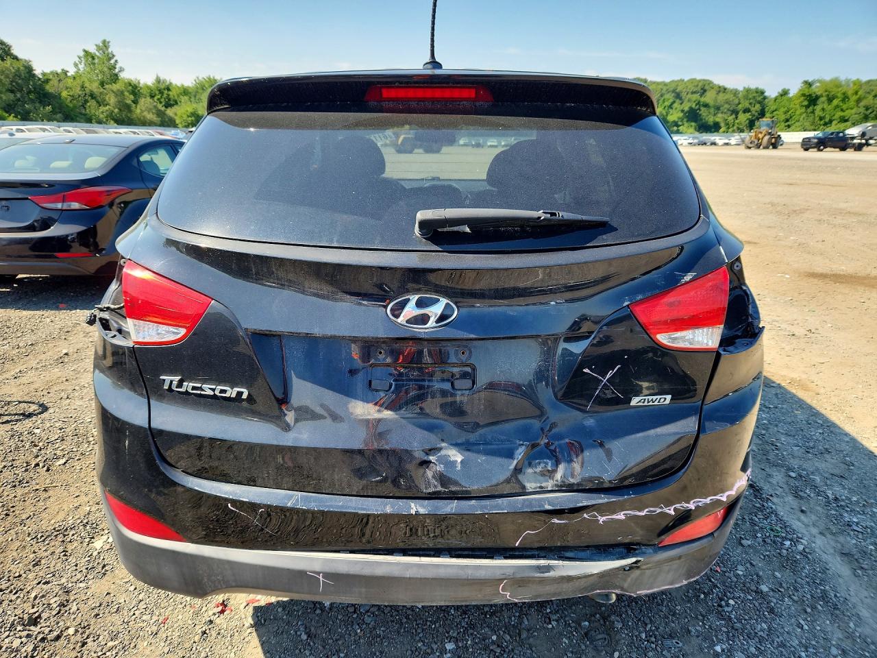 2015 Hyundai Tucson Gls Black vin: KM8JTCAF2FU078602