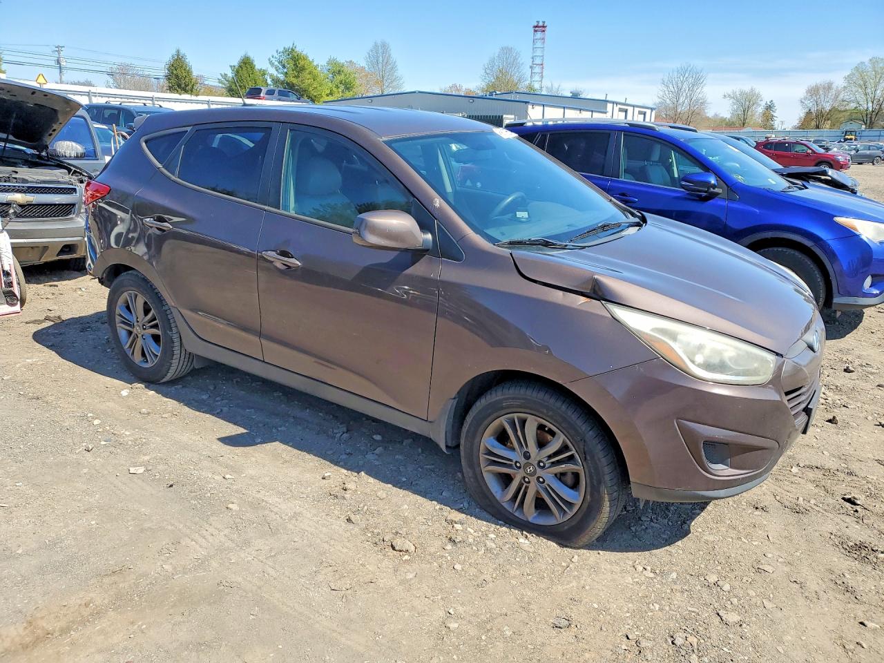2015 Hyundai Tucson Gls Brown vin: KM8JTCAF2FU959803
