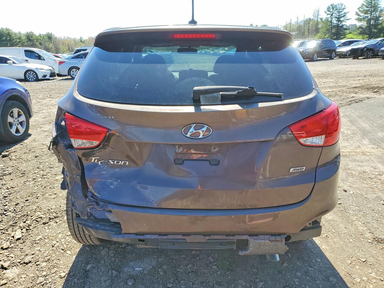 2015 Hyundai Tucson Gls Brown vin: KM8JTCAF2FU959803