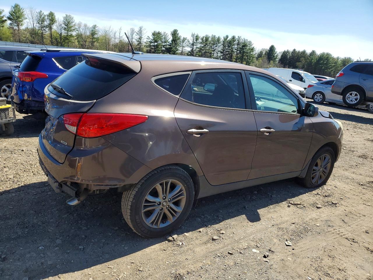 2015 Hyundai Tucson Gls Brown vin: KM8JTCAF2FU959803