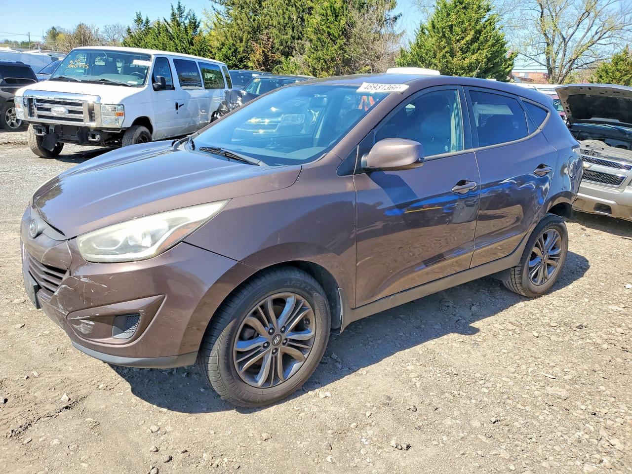 2015 Hyundai Tucson Gls Brown vin: KM8JTCAF2FU959803