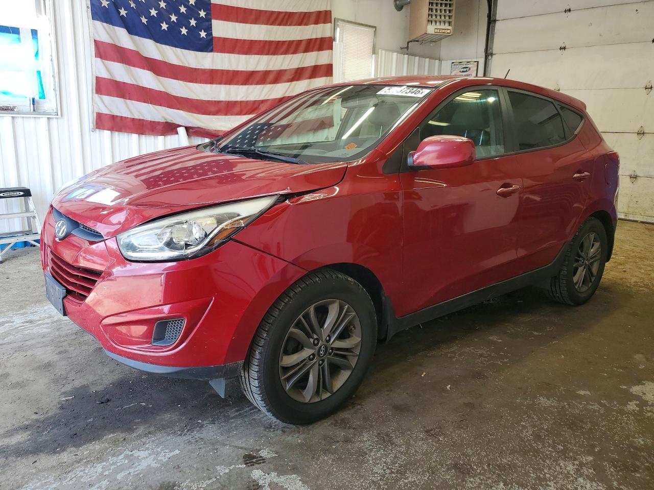 2015 Hyundai Tucson Gls Red vin: KM8JTCAF2FU992297