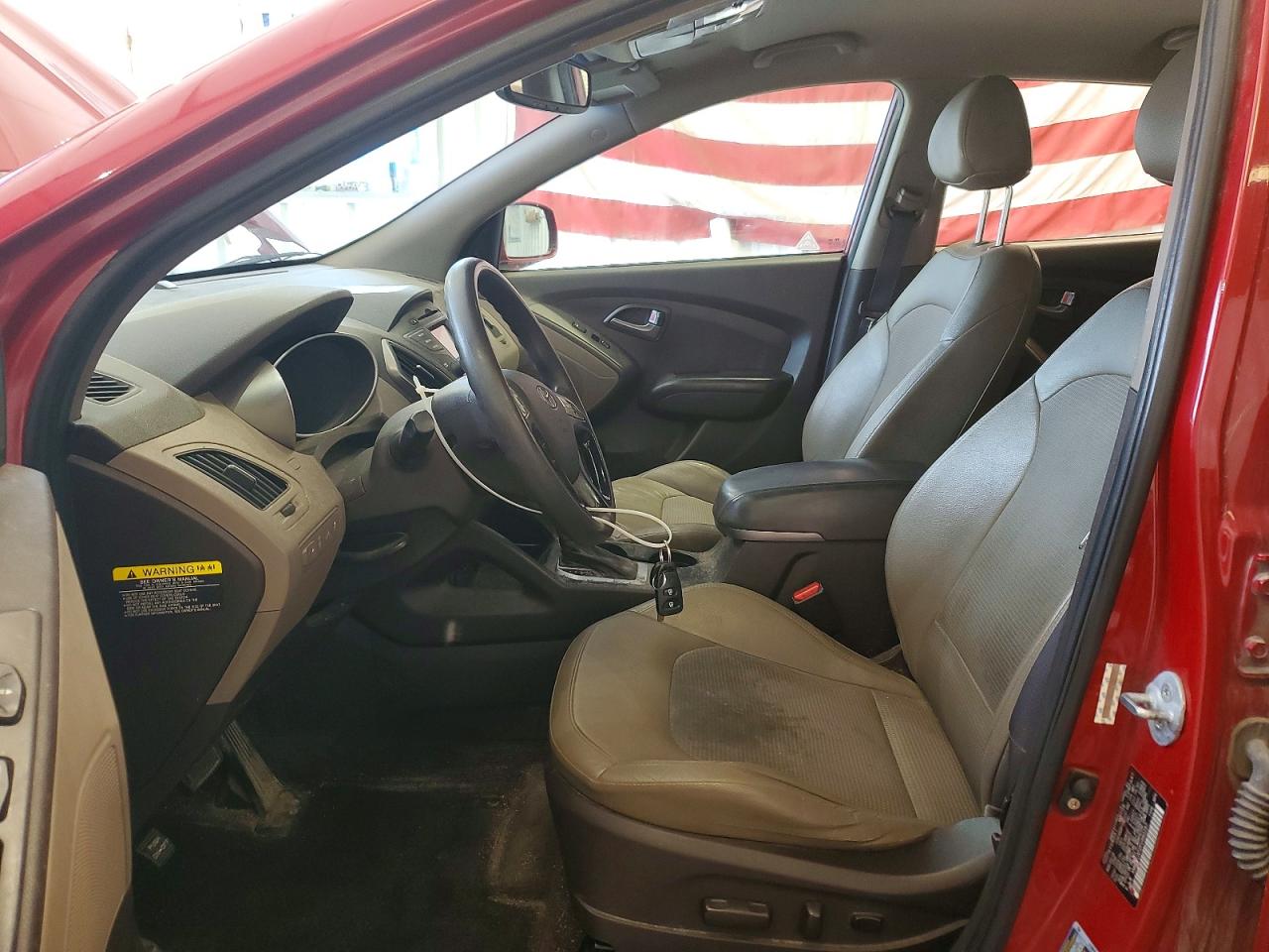 2015 Hyundai Tucson Gls Red vin: KM8JTCAF2FU992297