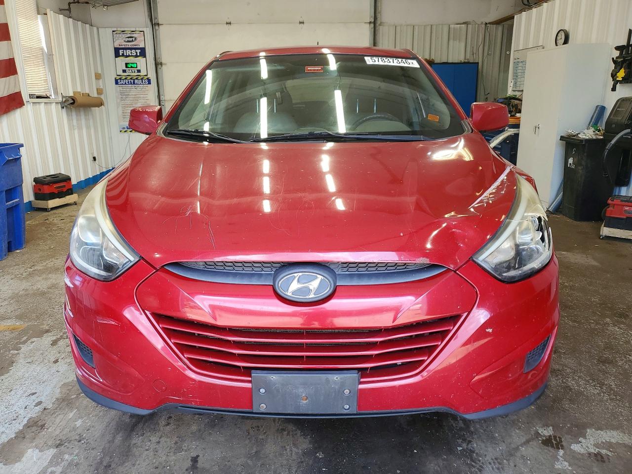 2015 Hyundai Tucson Gls Red vin: KM8JTCAF2FU992297