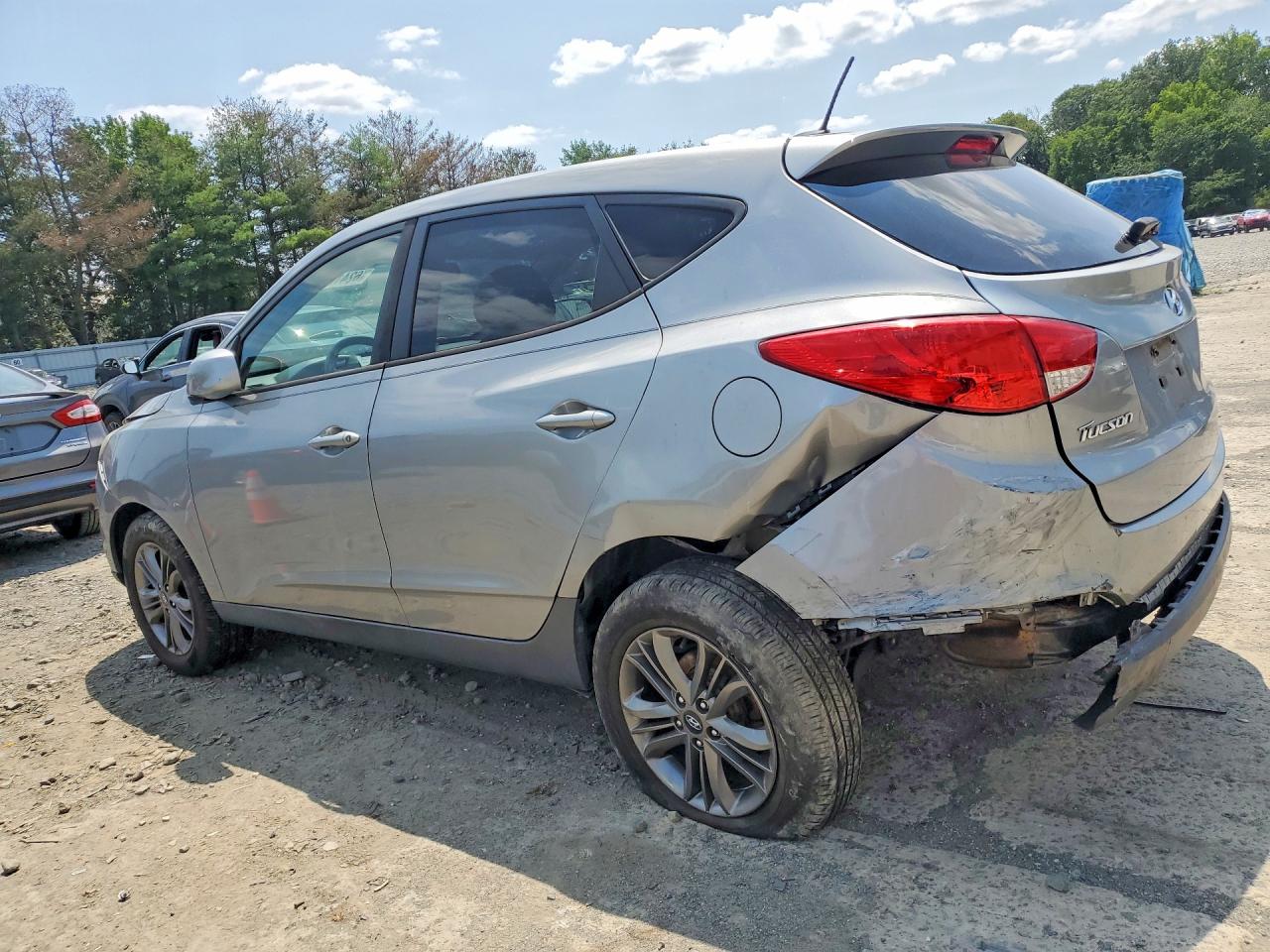 2014 Hyundai Tucson Gls Silver vin: KM8JTCAF3EU857845